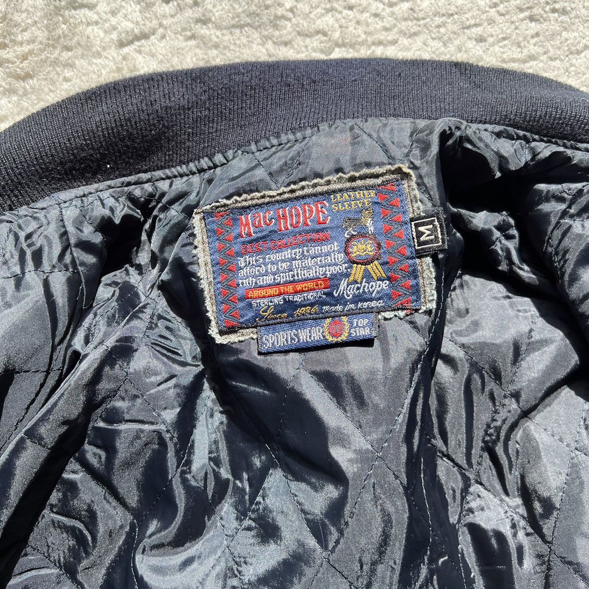 Vintage Varsity Jacket Leather MacHope 90's Letterman Wool Size US M / EU 48-50 / 2 - 13 Thumbnail