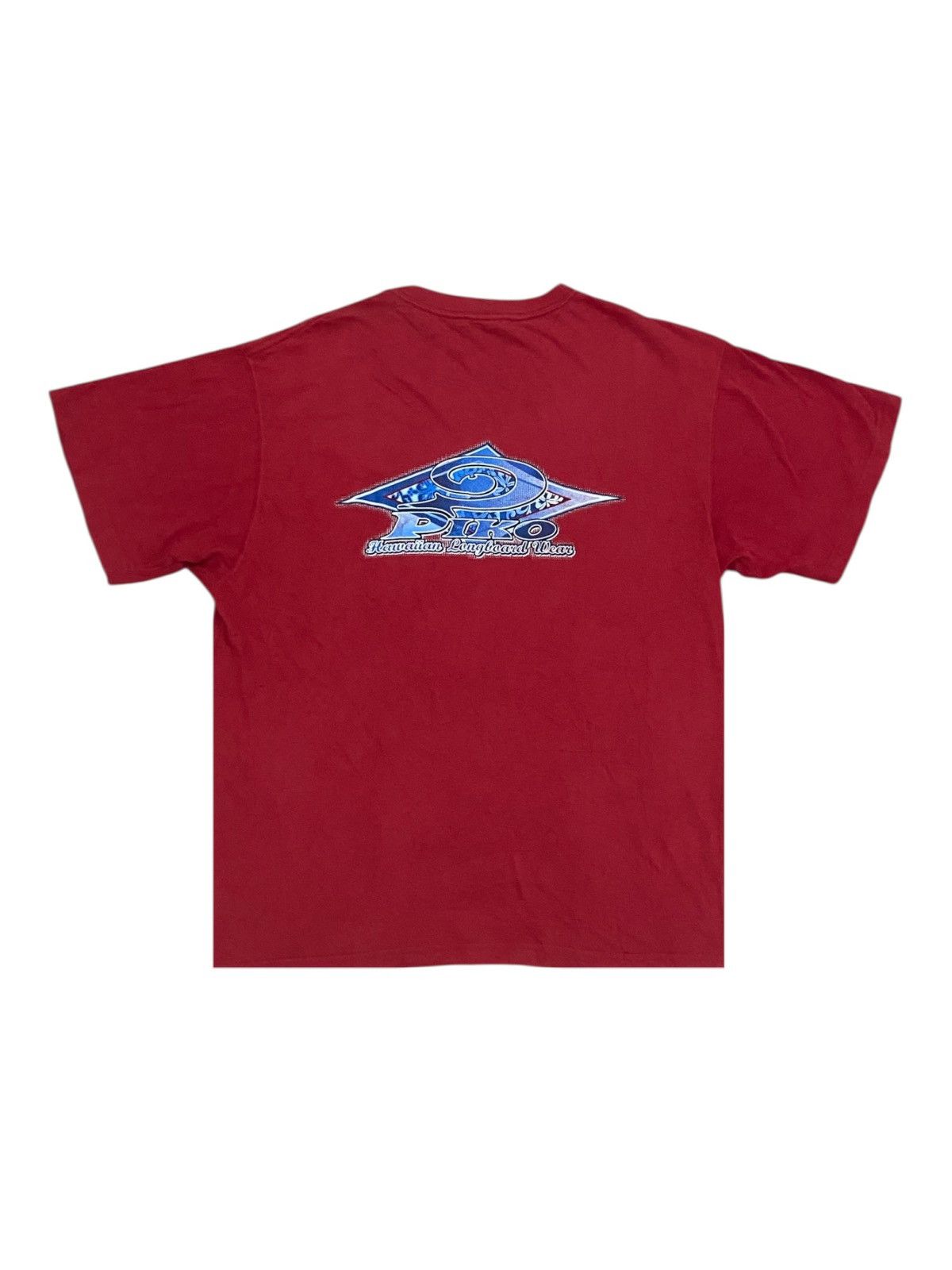 Billabong Y2K Piko Hawaiian Surfwear Tshirt Vintage Red Size US L / EU 52-54 / 3 - 1 Thumbnail