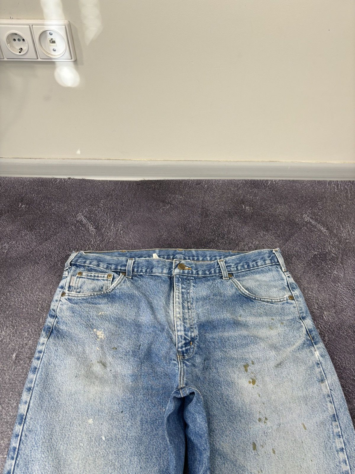 Carhartt Vintage Carhartt Faded Blue USA Denim Hype Baggy Jeans Size US 40 / EU 56 - 14 Thumbnail
