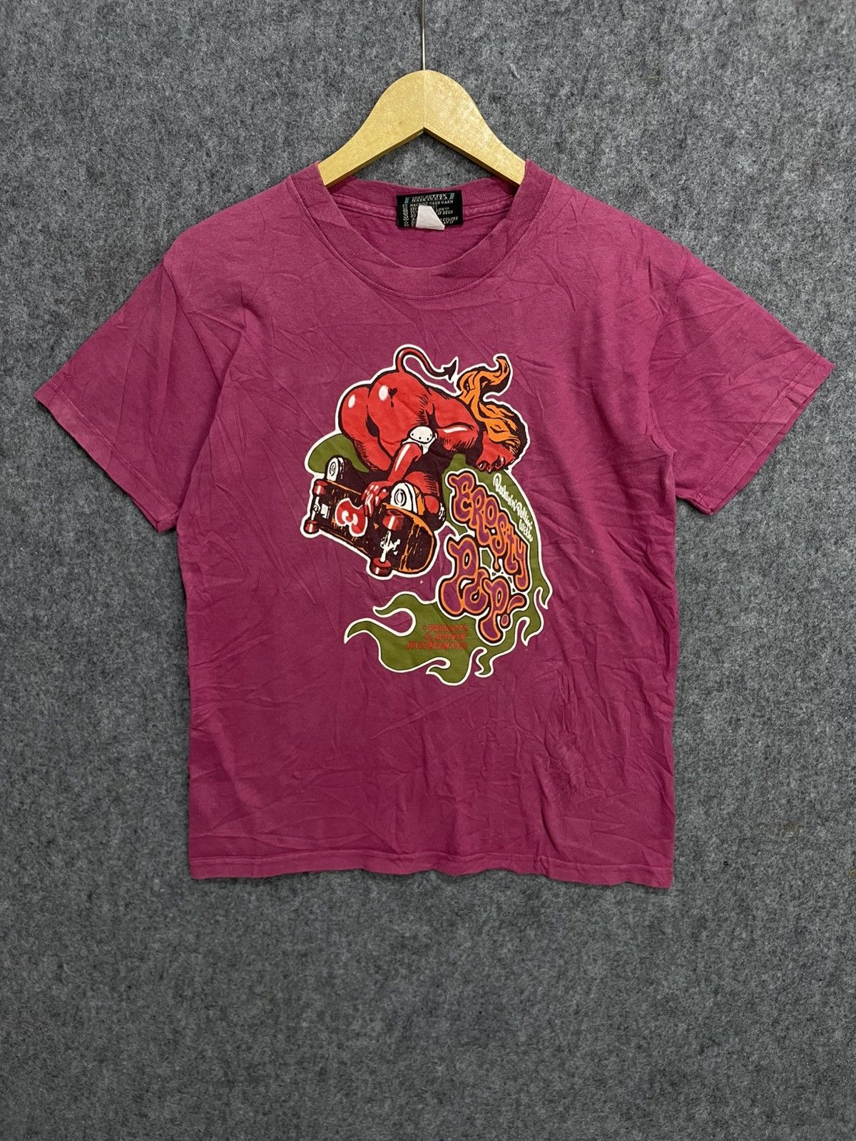 Vintage Vintage 90s Erosty Pop Rockin Jelly Bean T-Shirt Size US S / EU 44-46 / 1 - 1 Thumbnail
