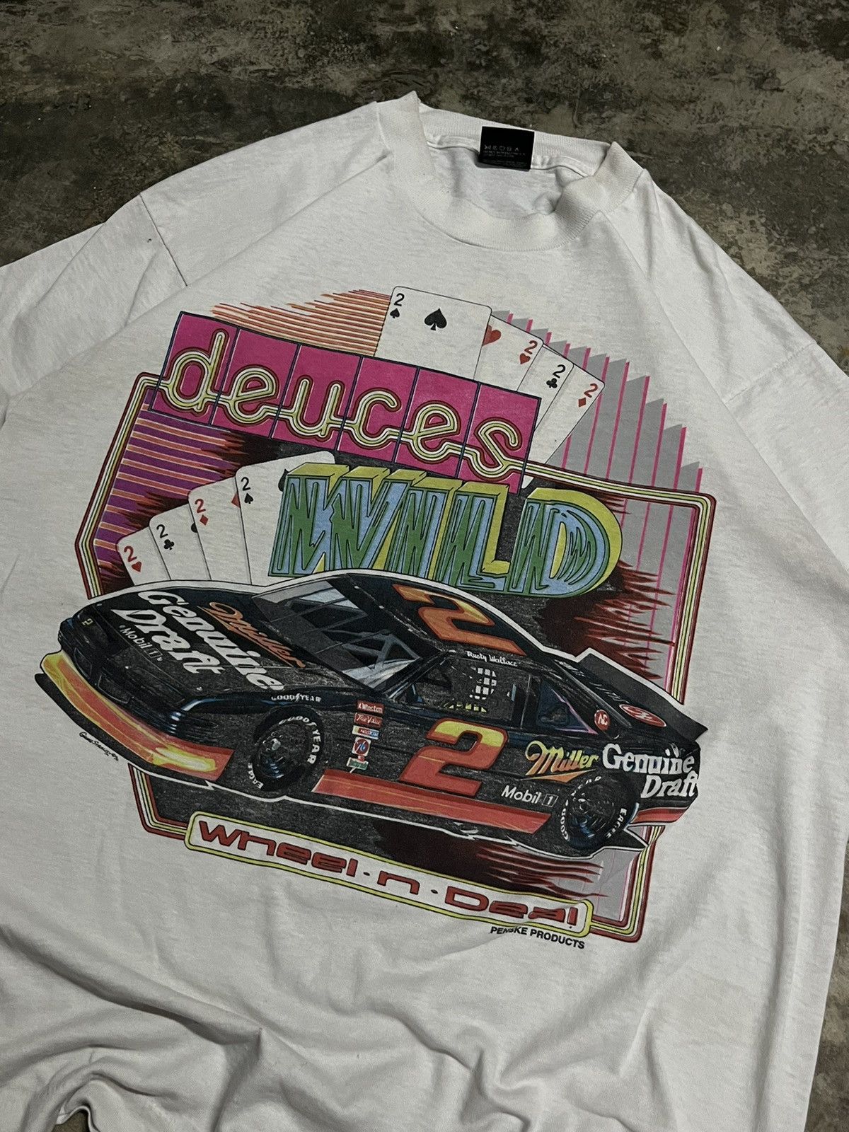 NASCAR × Other × Vintage Rusty Wallace Deuce Wild T-Shirt L 90's Size US L / EU 52-54 / 3 - 5 Thumbnail