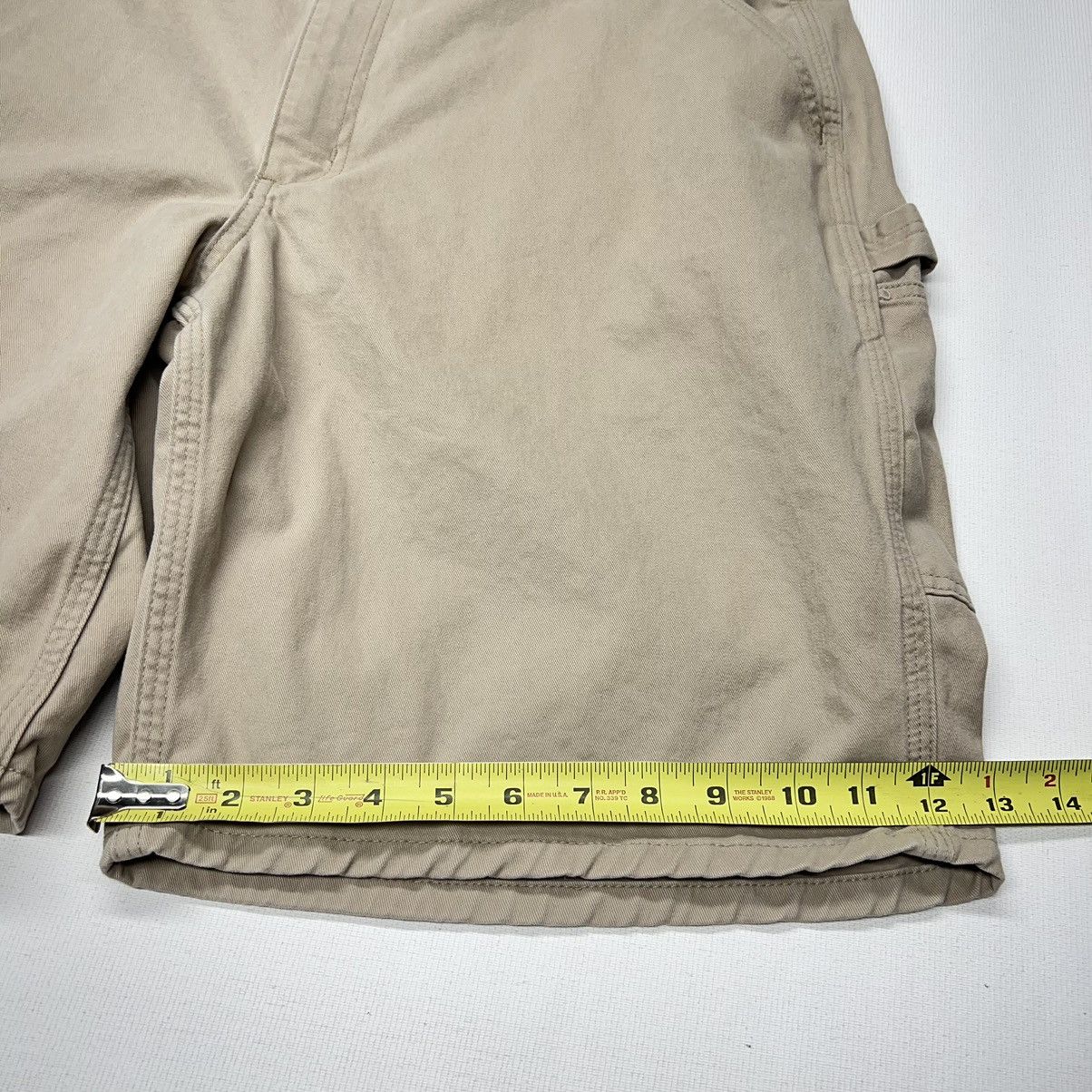 Carhartt × Vintage Carhartt Shorts Beige Relaxed Fit Carpenter Workwear Tan Y2K Size US 40 / EU 56 - 19 Thumbnail