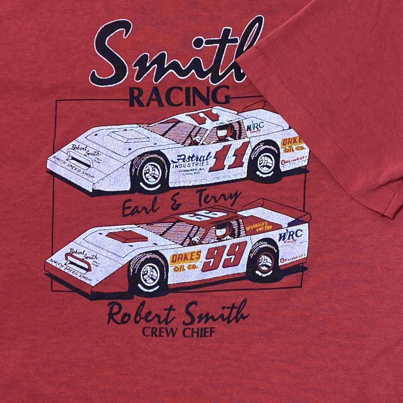 TEE JAYS True Vintage NASCAR Red Stock Car Racing Tee Size Large Size US L / EU 52-54 / 3 - 3 Thumbnail