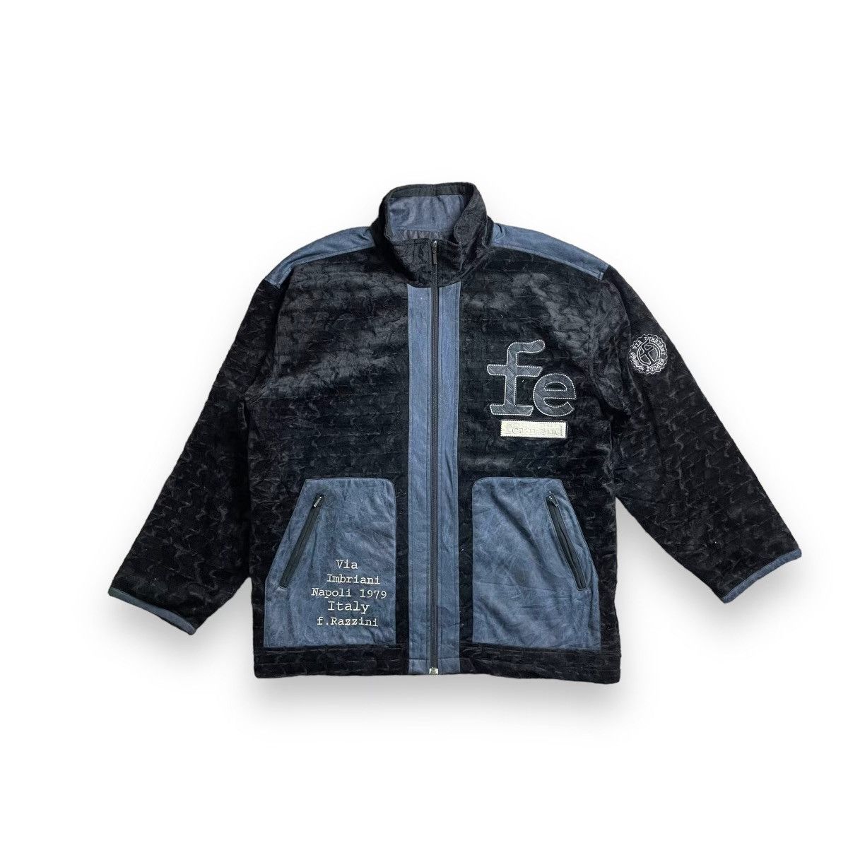 Fernand Razzini Embroided Full Zip Jacket