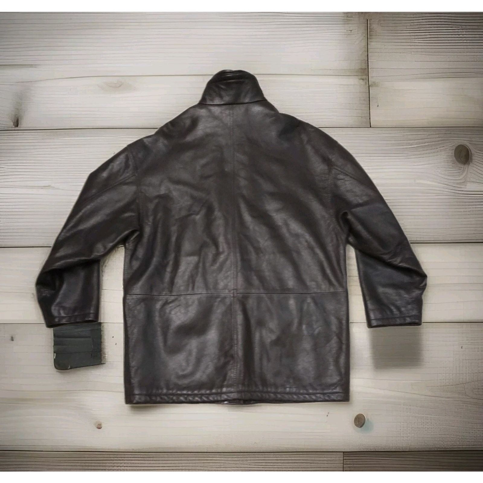 Vintage LATINI Genuine Leather Jacket Hand Made in Italy $1395 Size US M / EU 48-50 / 2 - 2 Thumbnail