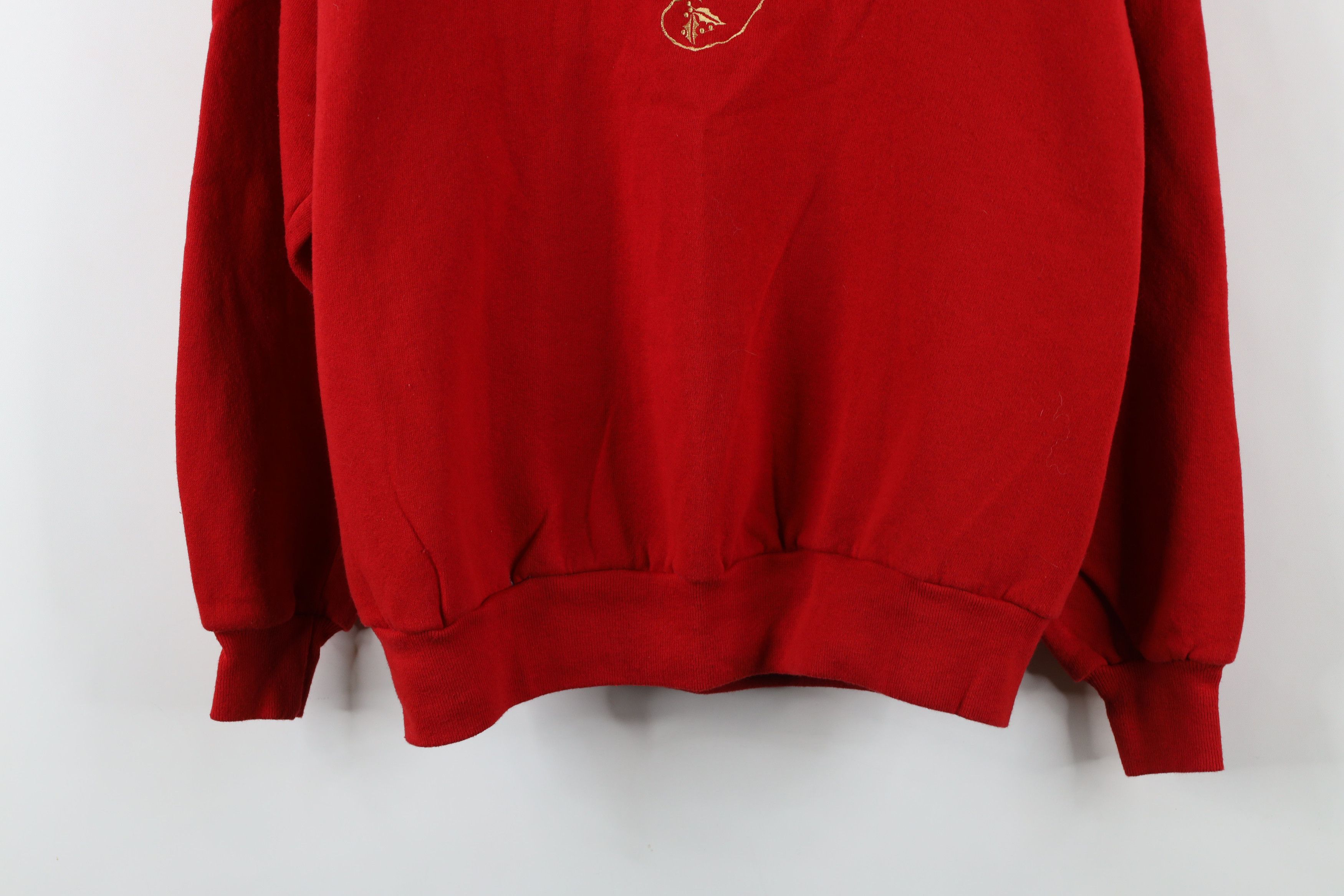 Vintage Vintage 90s Dear Santa I Want It All Collared Sweatshirt USA Size L / US 10 / IT 46 - 3 Thumbnail