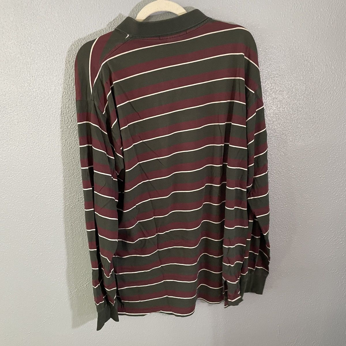 Polo Ralph Lauren Polo Ralph Lauren Maroon Green Striped Polo Men’s Size XL Size US XL / EU 56 / 4 - 2 Thumbnail