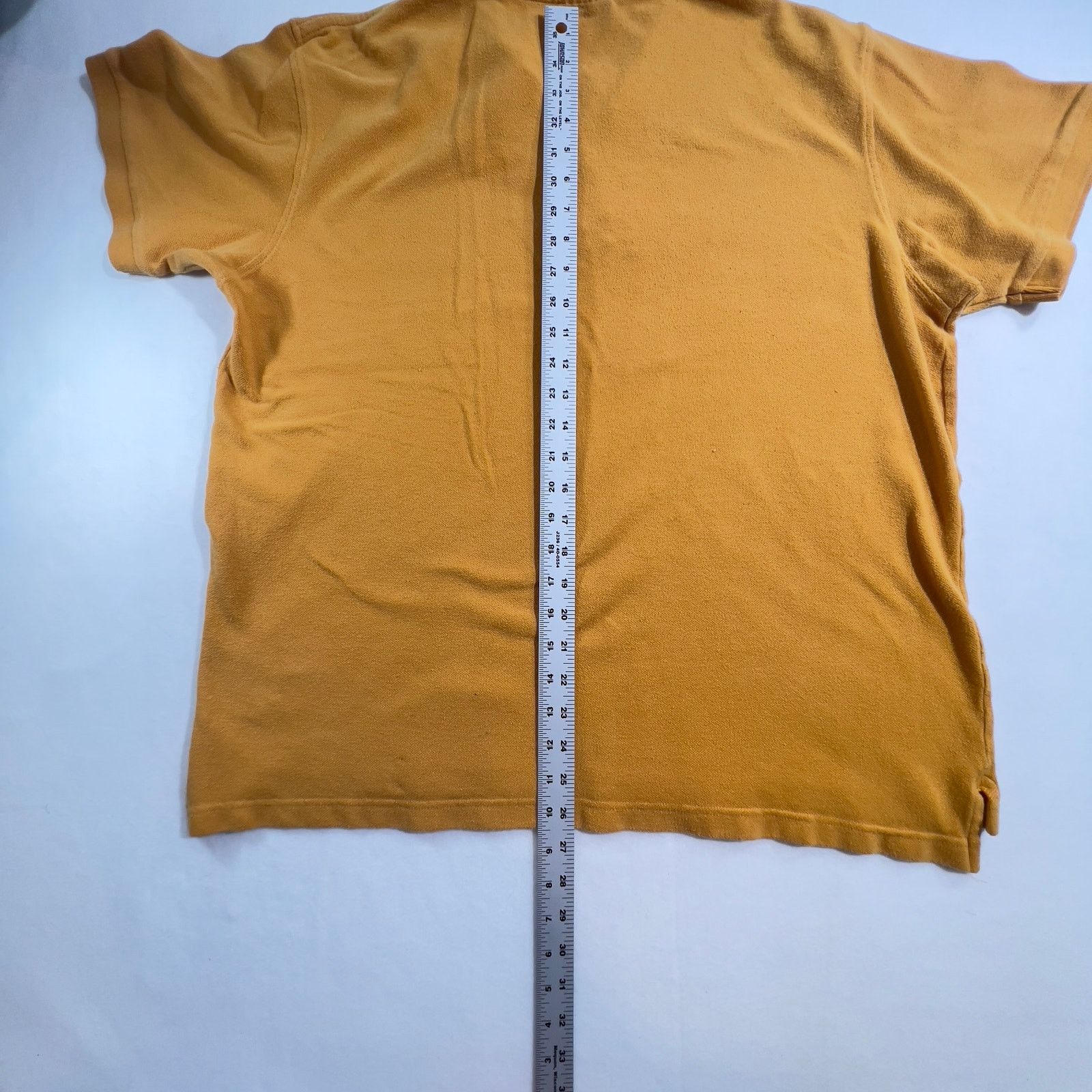 Steve And Barrys Steve & Barry's Polo Men's XL MUSTARD Yellow 100% Cotton Size US XL / EU 56 / 4 - 6 Thumbnail