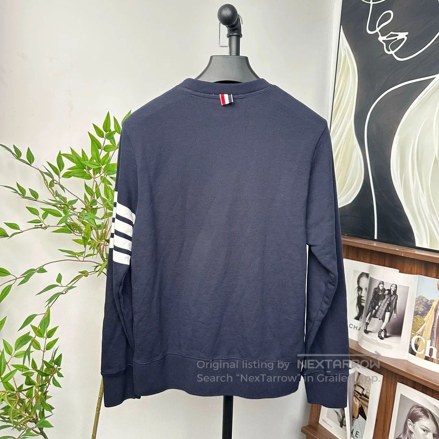 Thom Browne thom browne classic navy blue sweatshirt. Size US M / EU 48-50 / 2 - 2 Thumbnail