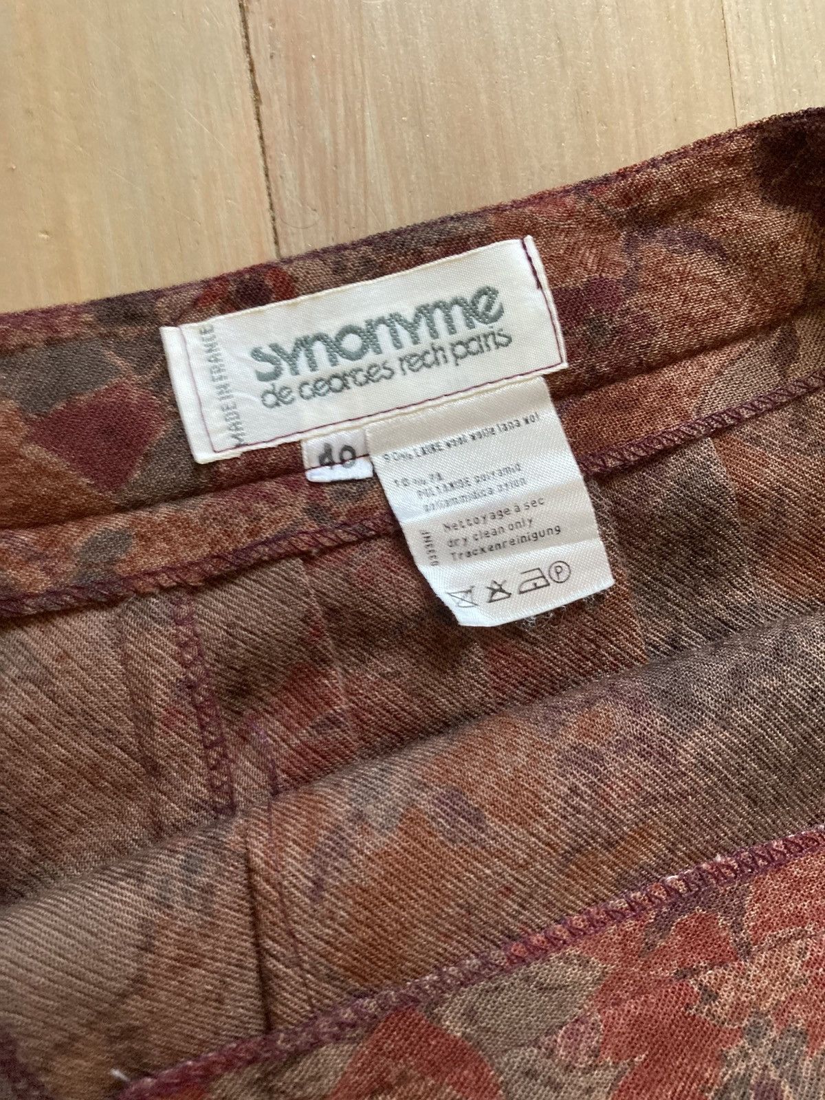 Vintage wool pleated skirt Size 28" / US 6 / IT 42 - 3 Thumbnail