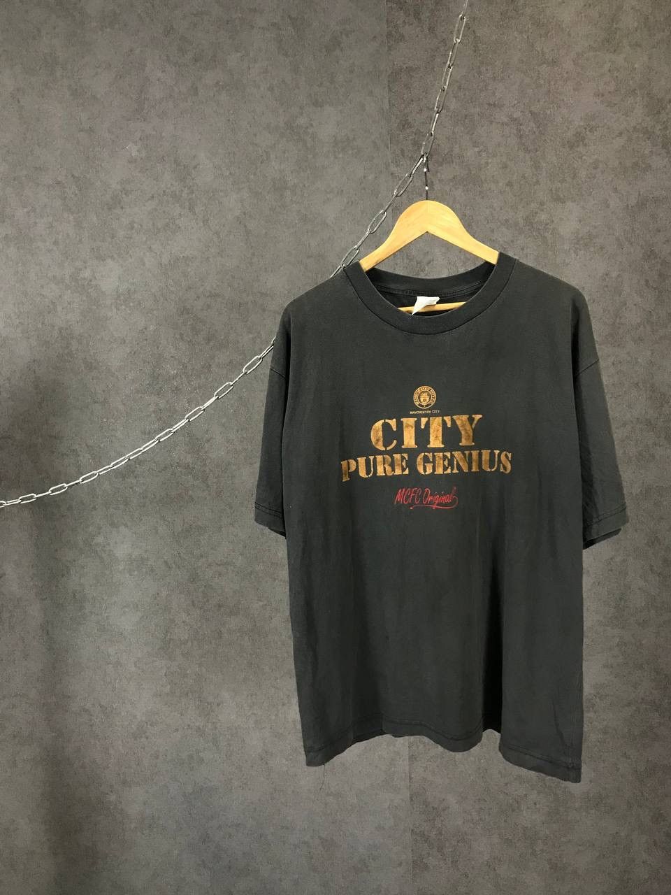 Vintage Man City soccer vintage tee Size US L / EU 52-54 / 3 - 1 Thumbnail