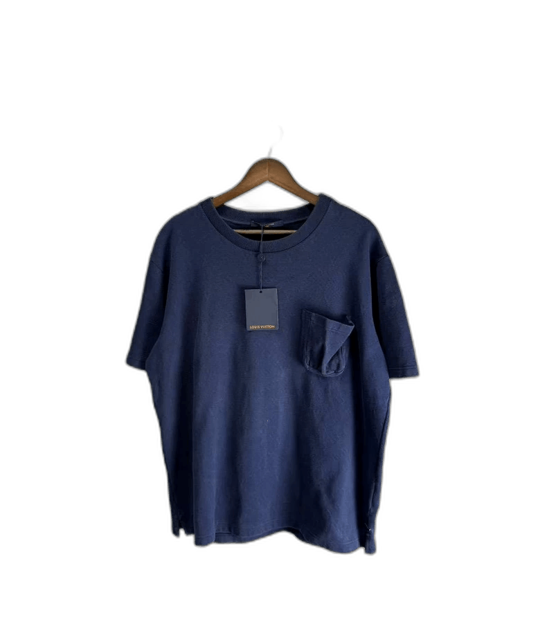 Louis Vuitton navy short sleeve XXL-2507