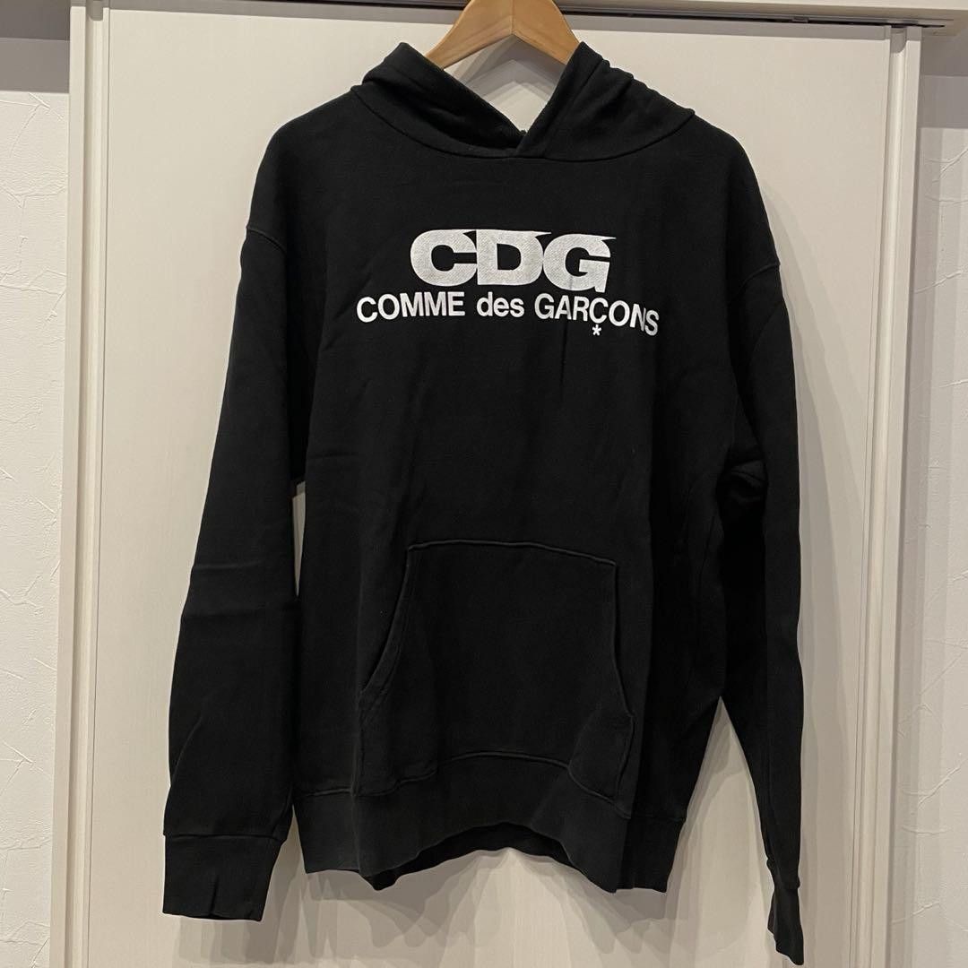Comme des Garcons Logo Hoodie Size US XL / EU 56 / 4 - 1 Thumbnail