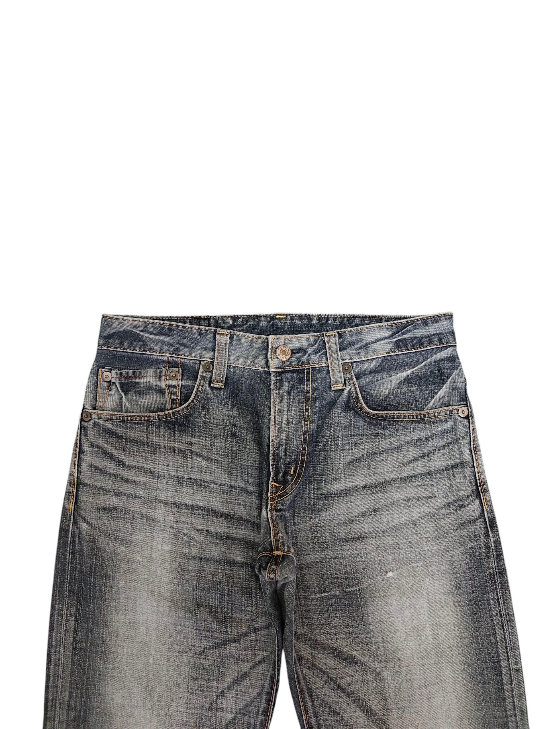 Comme des Garcons × Undercover Vintage Edwin 503 Regular Clawmark Distress Faded Jeans Size US 32 / EU 48 - 2 Thumbnail