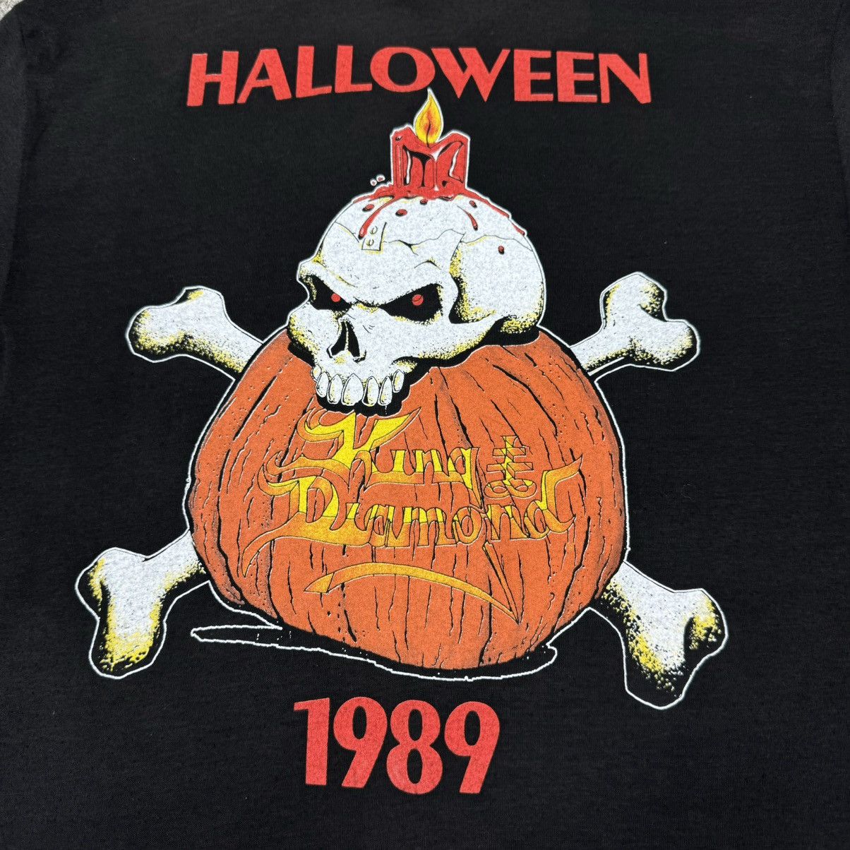 Band Tees × Vintage Vintage 1989 King Diamond Halloween Tour Tee T - Shirt 80s Size US L / EU 52-54 / 3 - 8 Thumbnail
