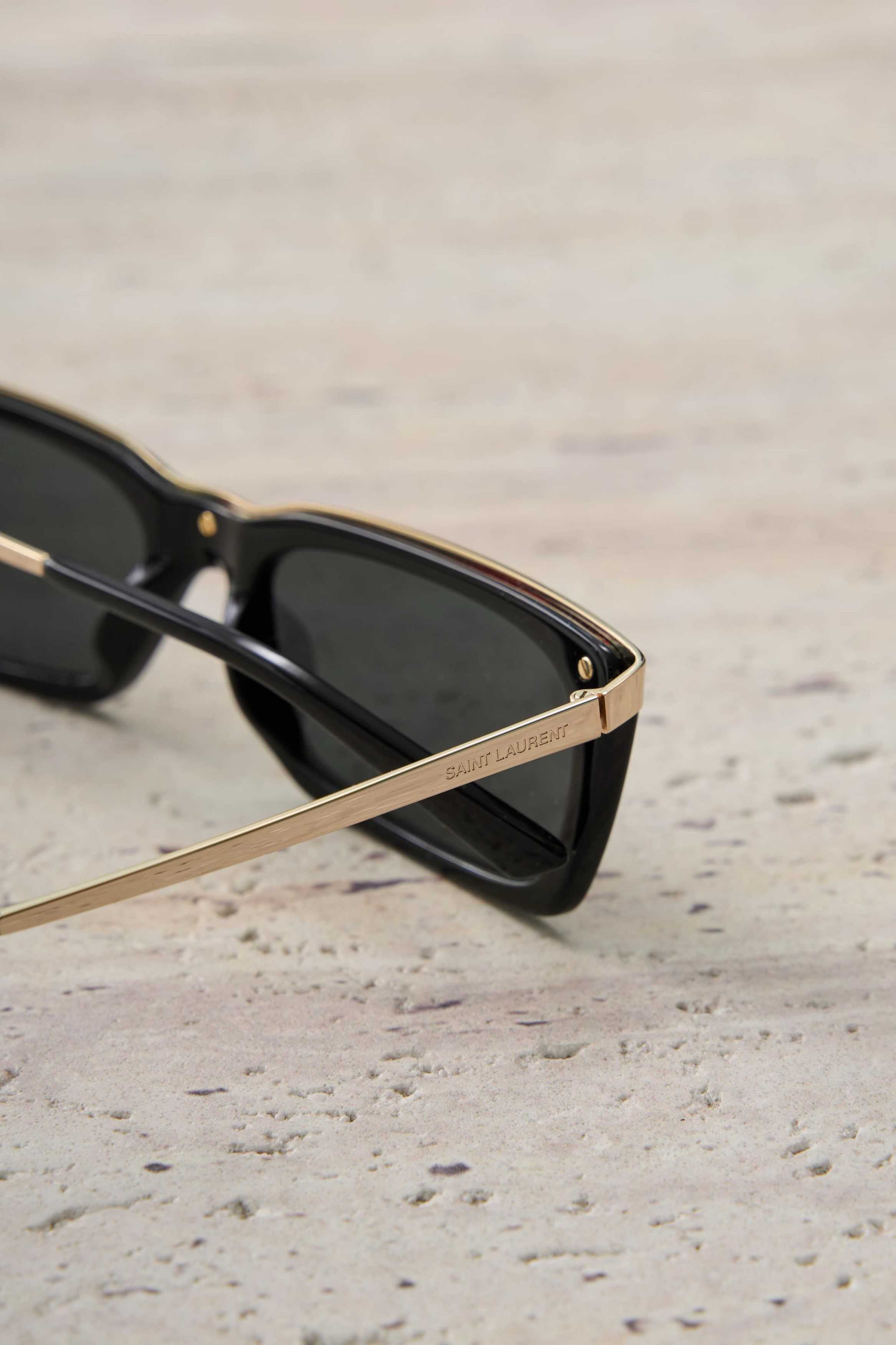 Saint Laurent Paris SAINT LAURENT SL 766 001 GOLD BLACK Size ONE SIZE - 3 Thumbnail