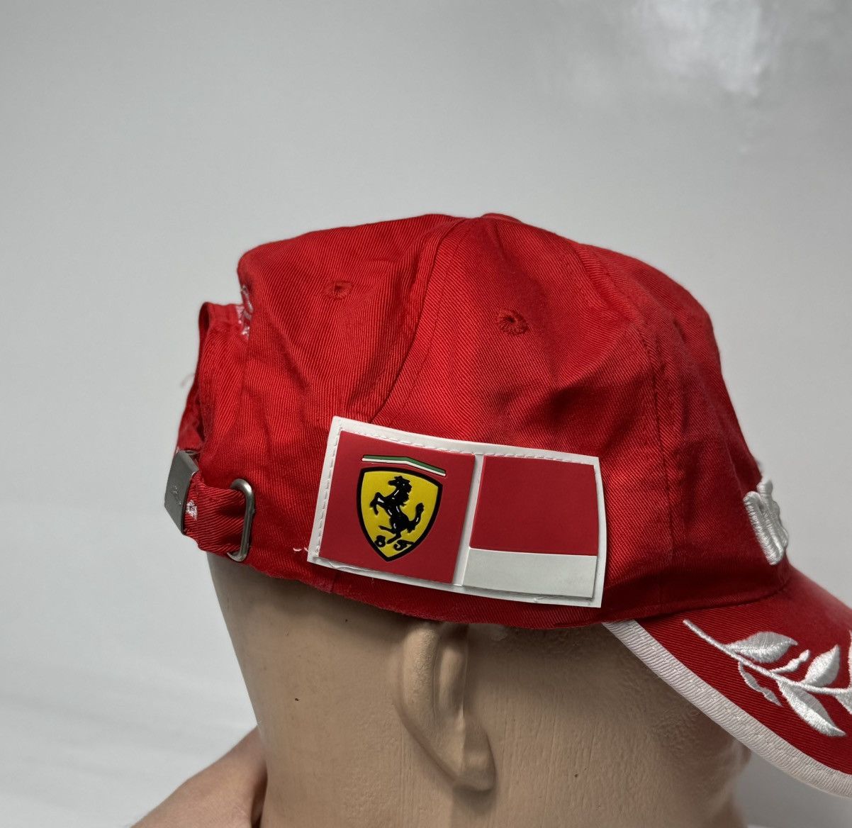 Ferrari Ferrari Dekra Michael Schumacher Vintage Red Racing Hat F1 Size ONE SIZE - 5 Thumbnail