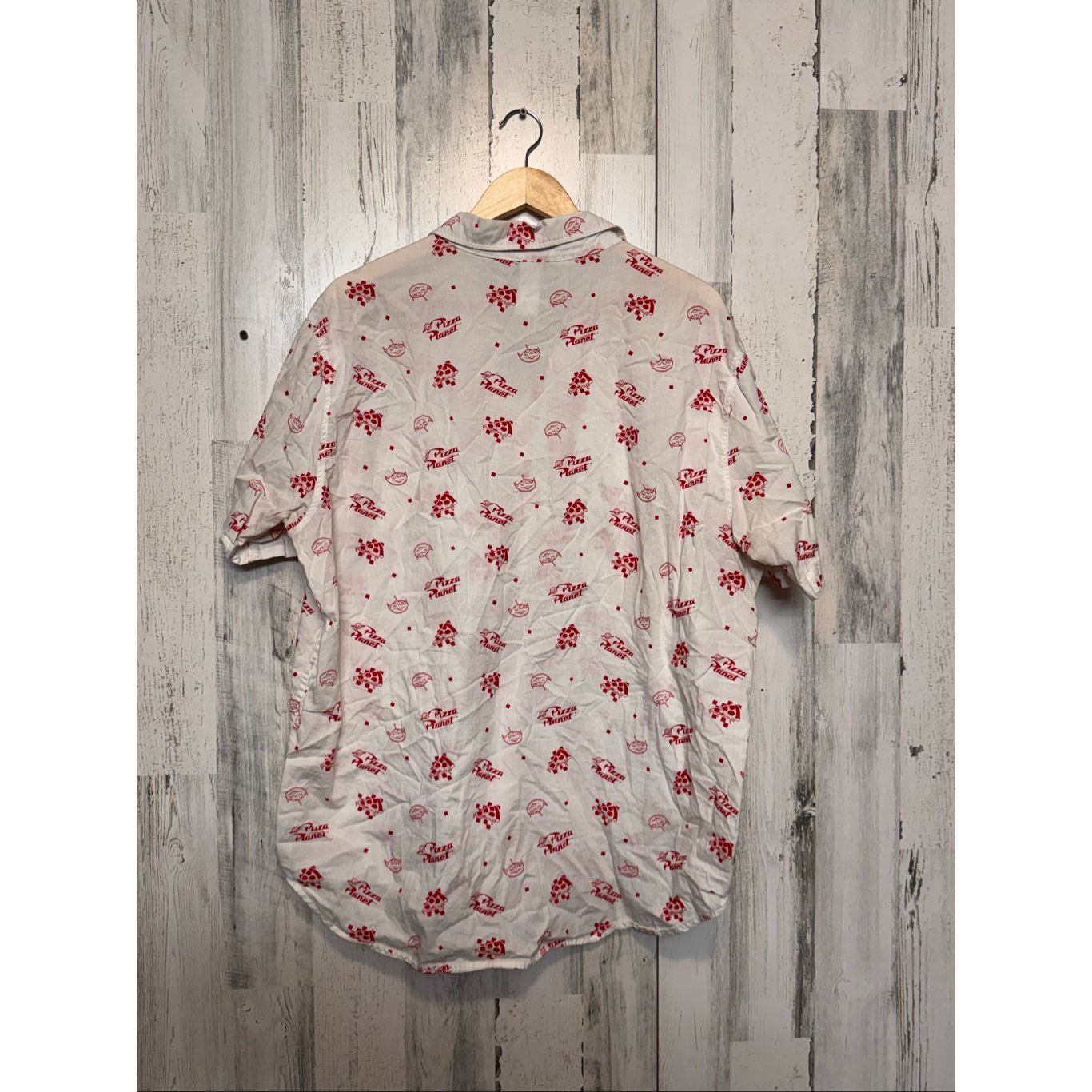 Other Disney Pixar Toy Story 4 Pizza Planet Button Up Shirt Men’s Size US XL / EU 56 / 4 - 6 Thumbnail
