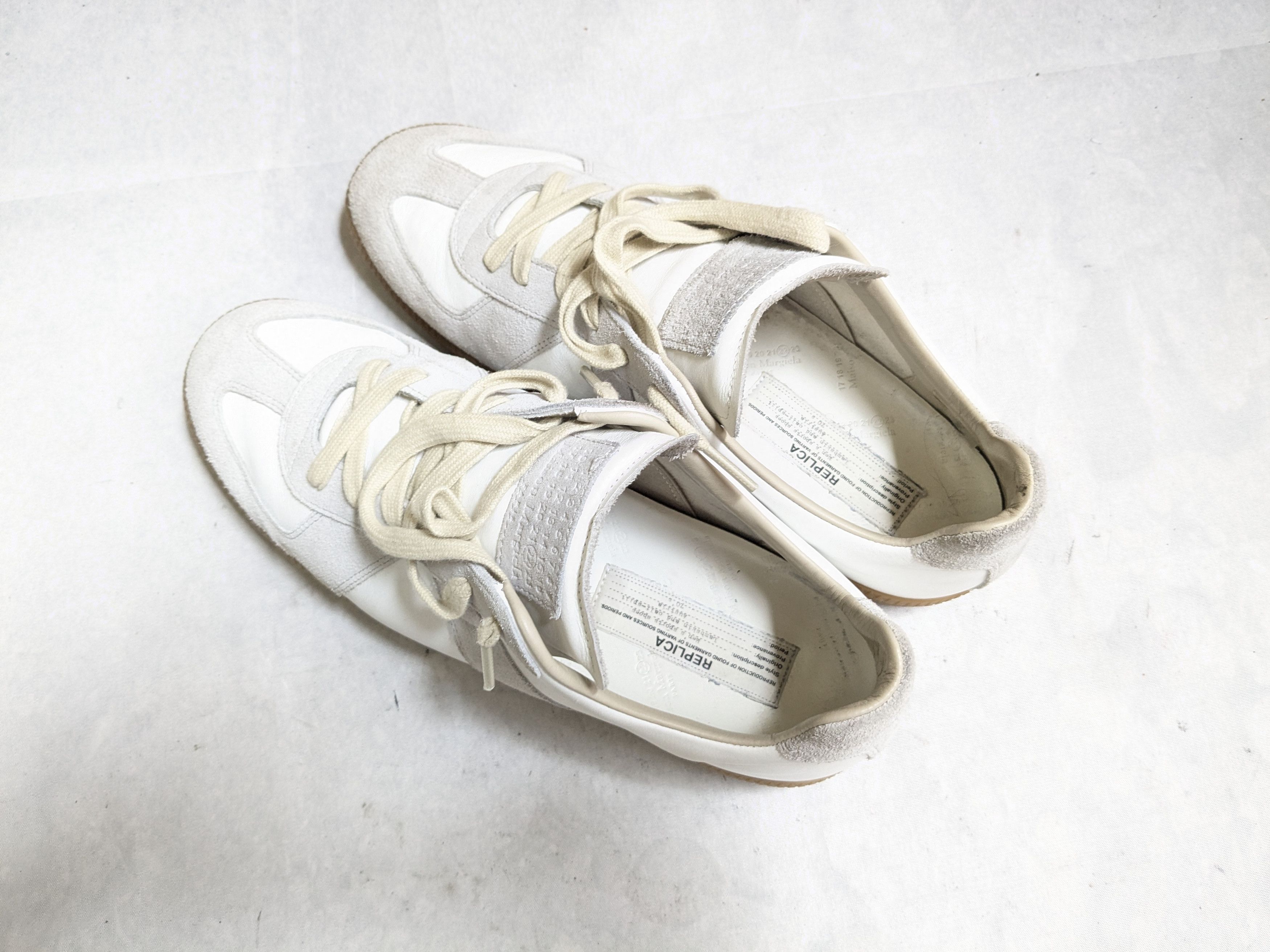 Maison Margiela Maison Margiela Replica GAT White Gray 11 44 Gum Low Size US 11 / EU 44 - 16 Thumbnail