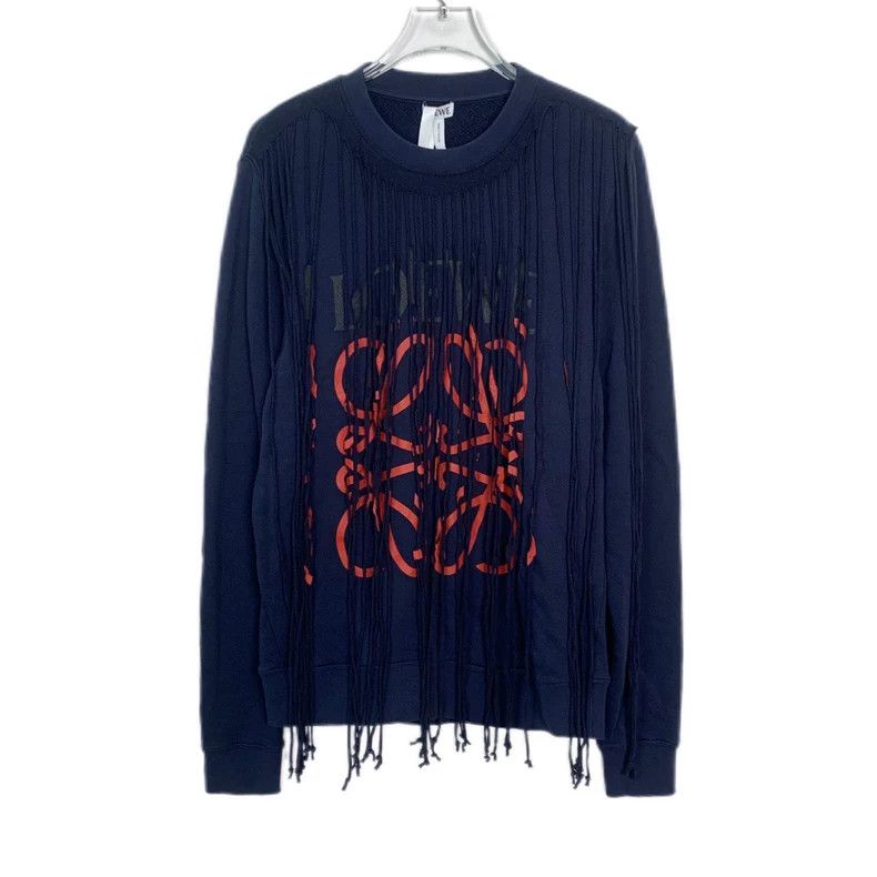 Loewe Loewe Logo embroidered tassel design round neck long sleev Size S / US 4 / IT 40 - 1 Thumbnail