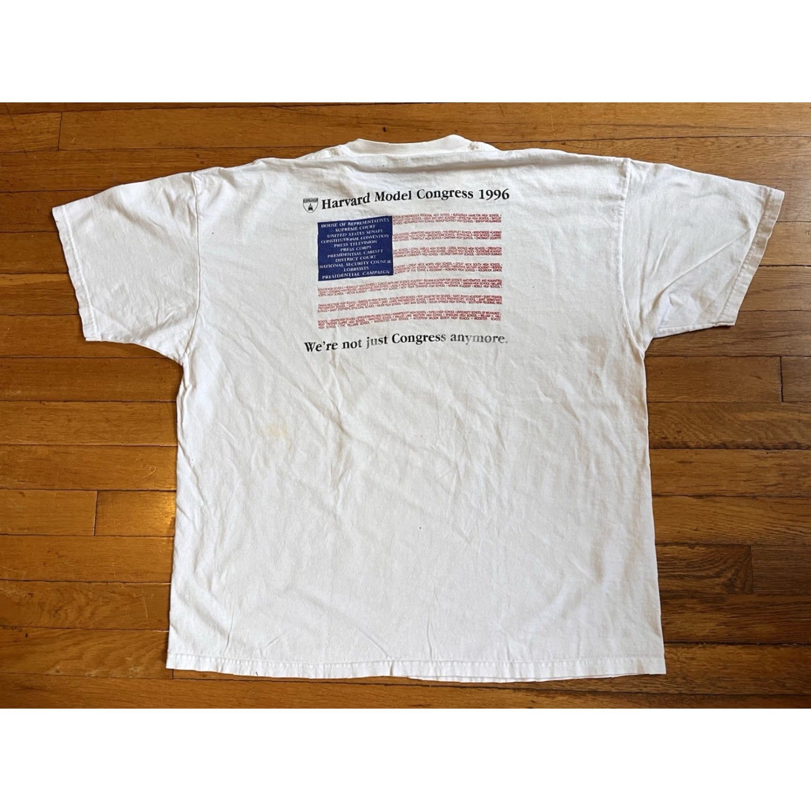 Lee VINTAGE Harvard University Model Congress 1996 Shirt XL White Harvard University Model Congress 1996 Shirt XL White Size US XL / EU 56 / 4 - 2 Thumbnail