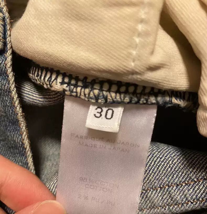 Balmain Balmain Balmain Yellow mud and oil stains make old jeans-2 Size US 30 / EU 46 - 3 Thumbnail