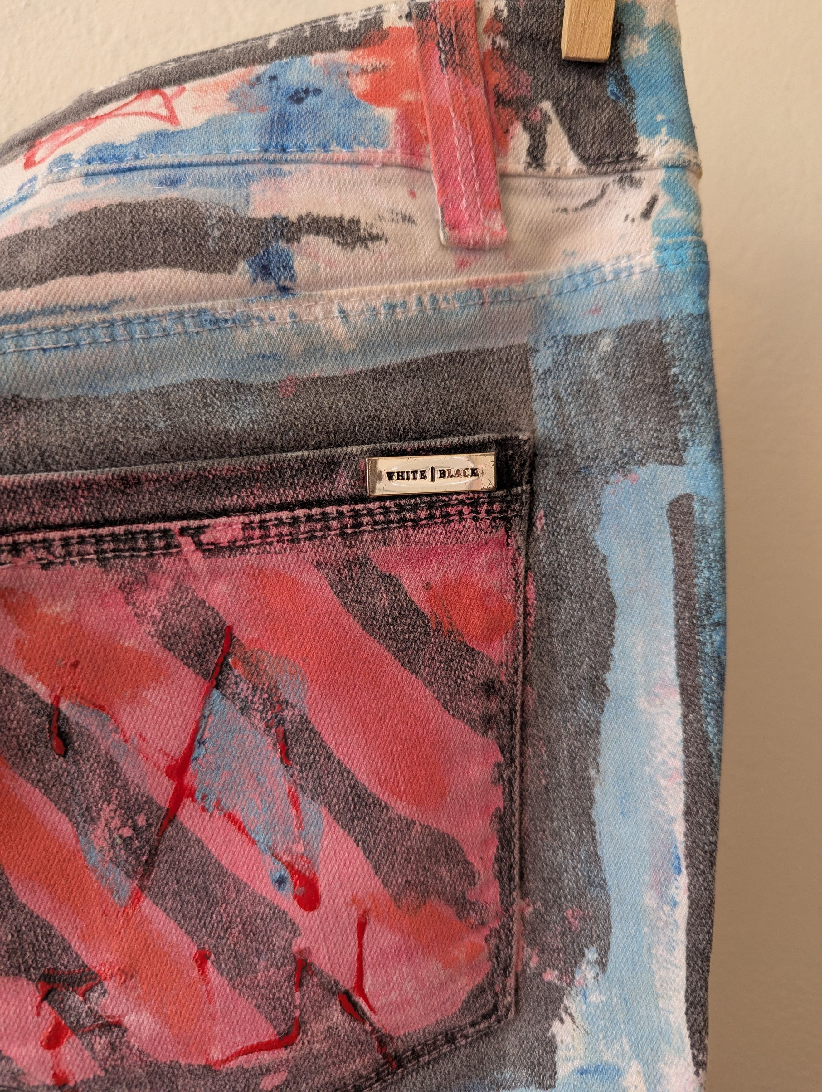 Scully Custom Skully Graffiti Pants Size 30" / US 8 / IT 44 - 3 Thumbnail