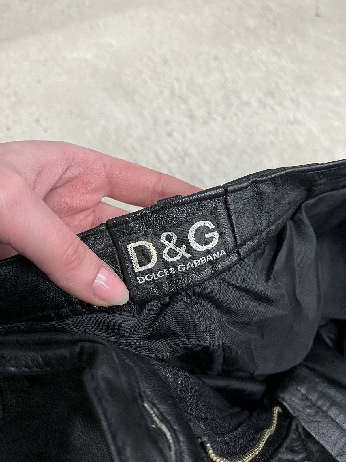 Dolce & Gabbana Dolce Gabbana leather moto archive 2000s pants y2k Size US 32 / EU 48 - 4 Thumbnail