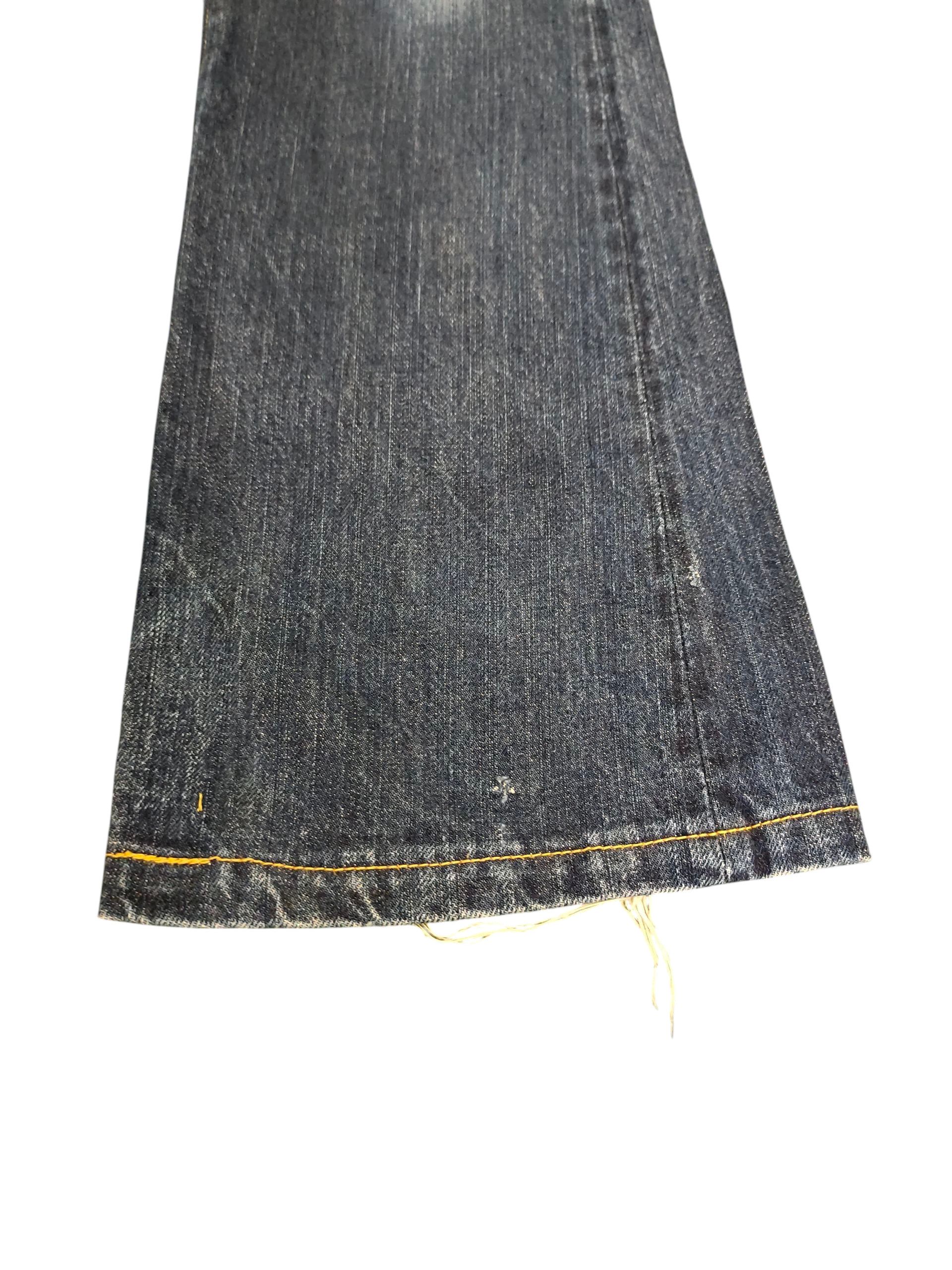 Sugar Cane Flare Jeans 90s Sugarcane Toyo Enterprise Clawmark Bootcut Size US 30 / EU 46 - 6 Thumbnail