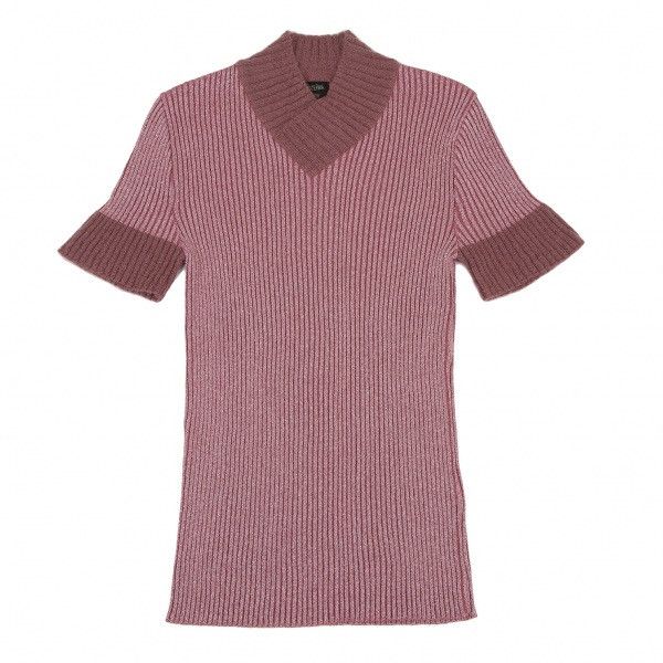 Jean Paul GAULTIER HOMME switch glitter rib knit
