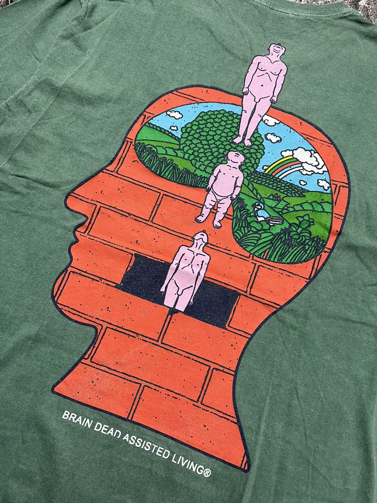 Brain Dead Brain Dead Assisted Living Big Logo T-Shirts Size US XXL / EU 58 / 5 - 3 Thumbnail