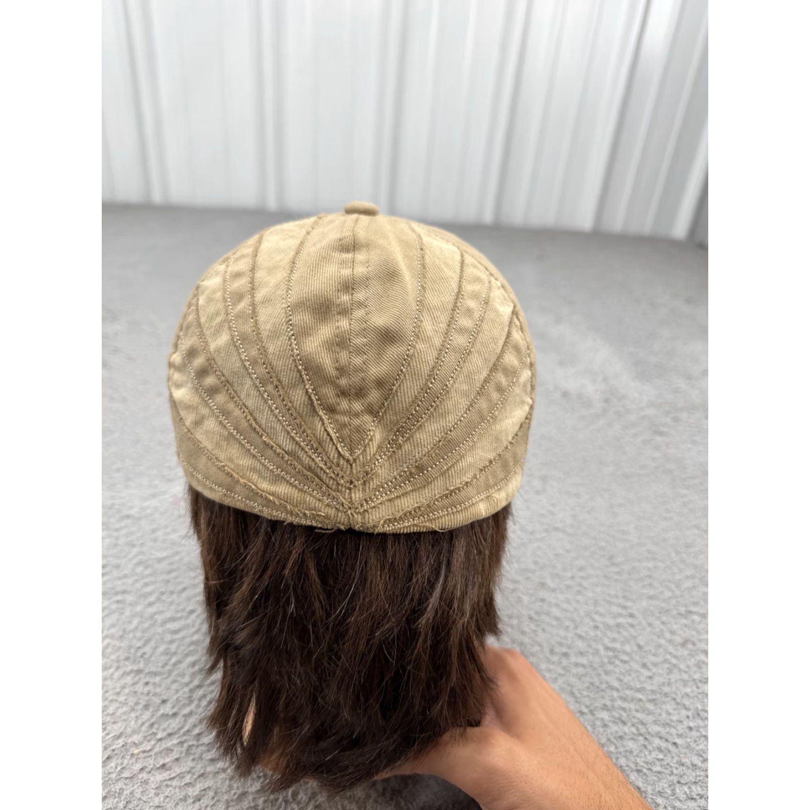 Quiksilver VTG Quiksilver Baseball Cap Beige One Size Embroidered Flexfit 90s Panel Size ONE SIZE - 3 Thumbnail