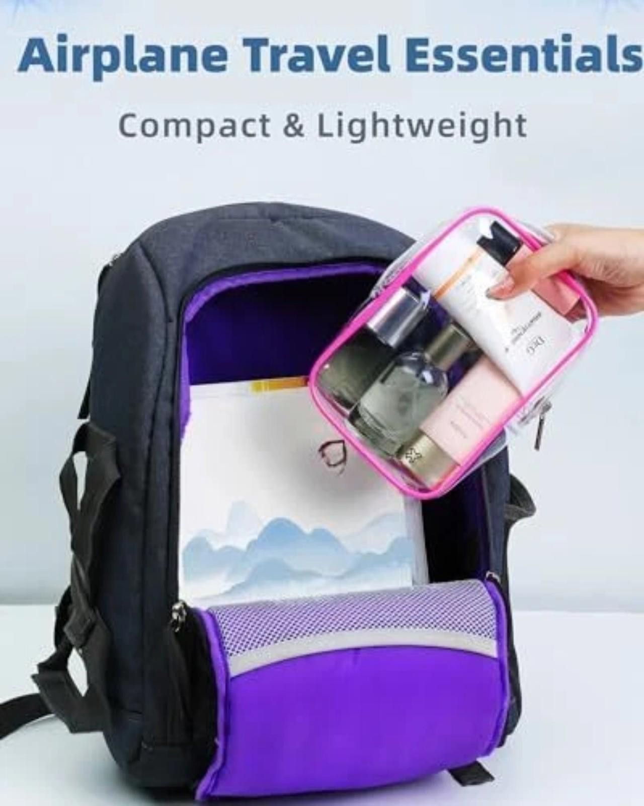 Other 4 Pack TSA Approved Clear Toiletry Bags Size ONE SIZE - 5 Thumbnail