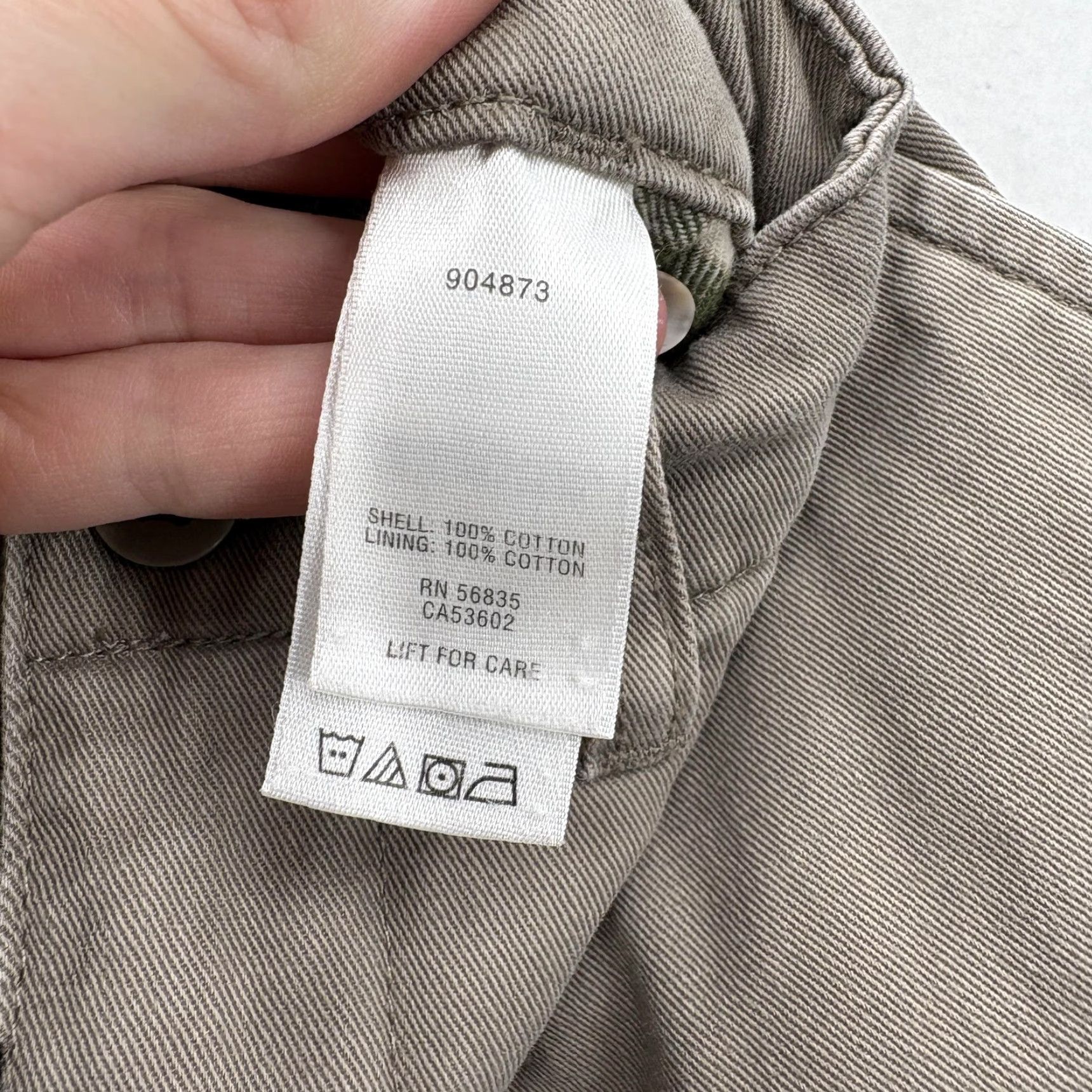Vintage Cabela's Pants Mens 34x30 Khaki Flannel Lined Chore Casual Workwear Beig e 100% Cotton Straight Leg Pockets Zipper Button Front Mens Size US 34 / EU 50 - 5 Thumbnail