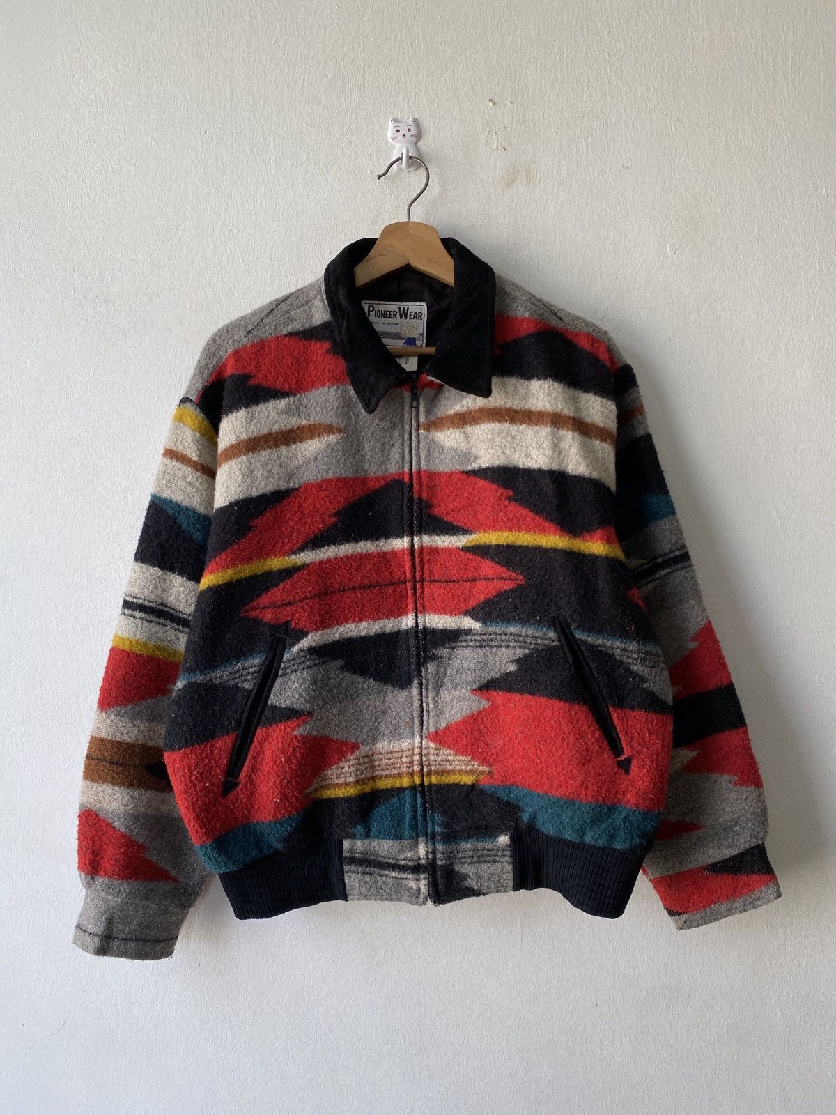 Vintage RARE Vintage USA Pioneer Wear Western Navajo Zipper Jacket Size US M / EU 48-50 / 2 - 4 Thumbnail