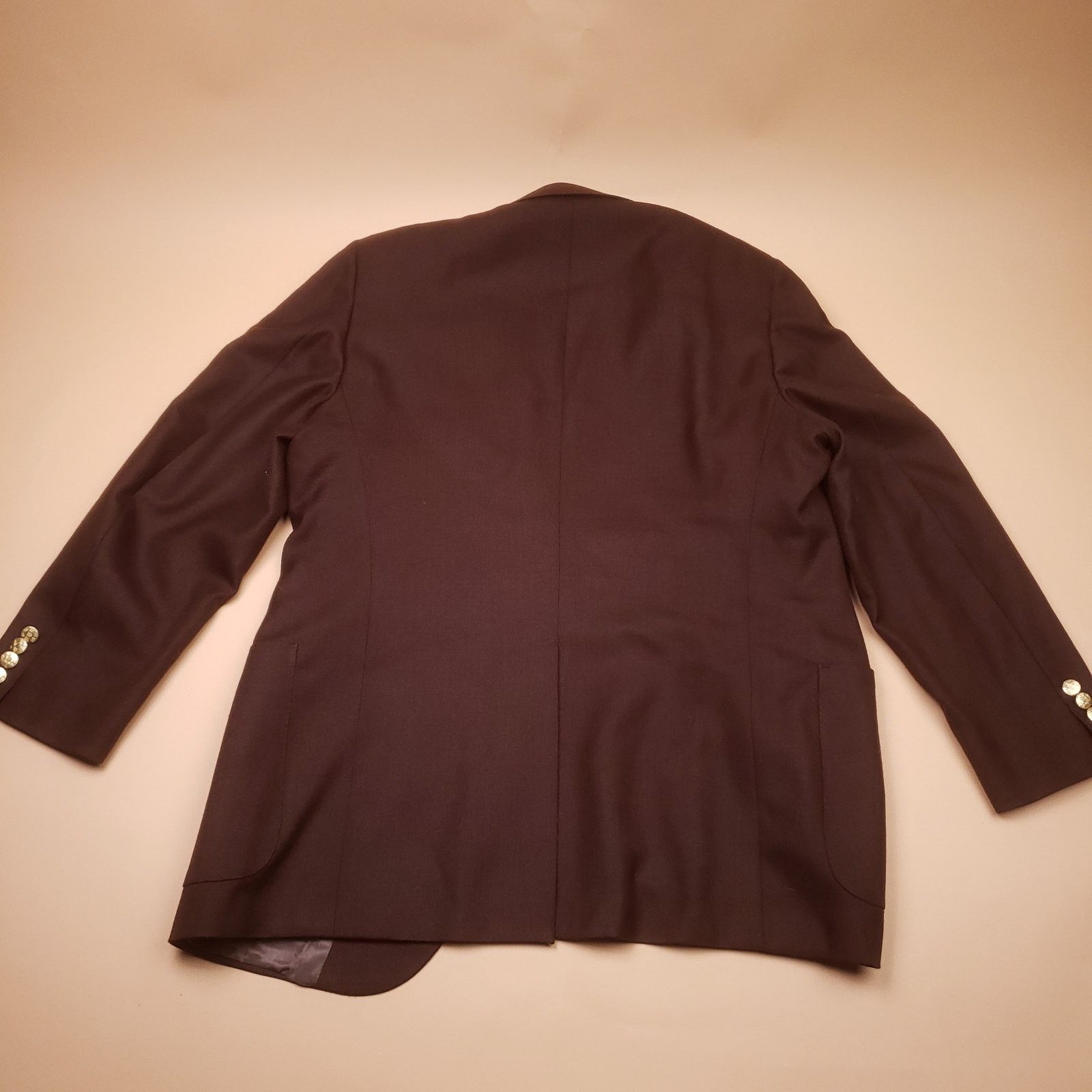 Lanvin Vintage 90s Lanvin Paris Brown Blazer Jacket Wool Blend Rare Size US XL / EU 56 / 4 - 4 Thumbnail