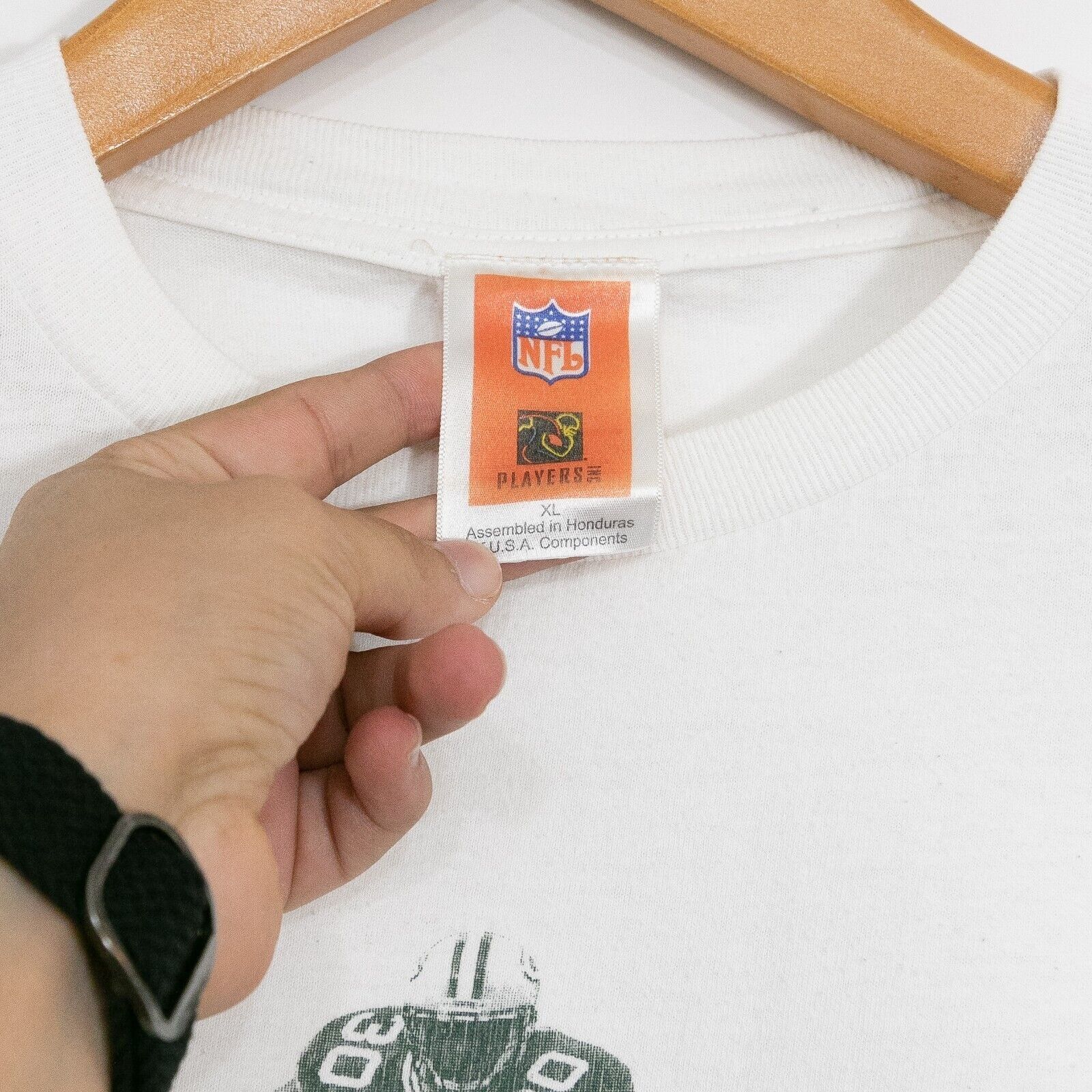 Vintage Vintage Green Bay Packers T Shirt XL - Ahmam Green Faded Size US XL / EU 56 / 4 - 4 Thumbnail