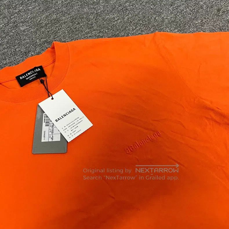 Balenciaga Balenciaga Embroidered logo short-sleeved T-shirt Size US XXS / EU 40 - 4 Thumbnail
