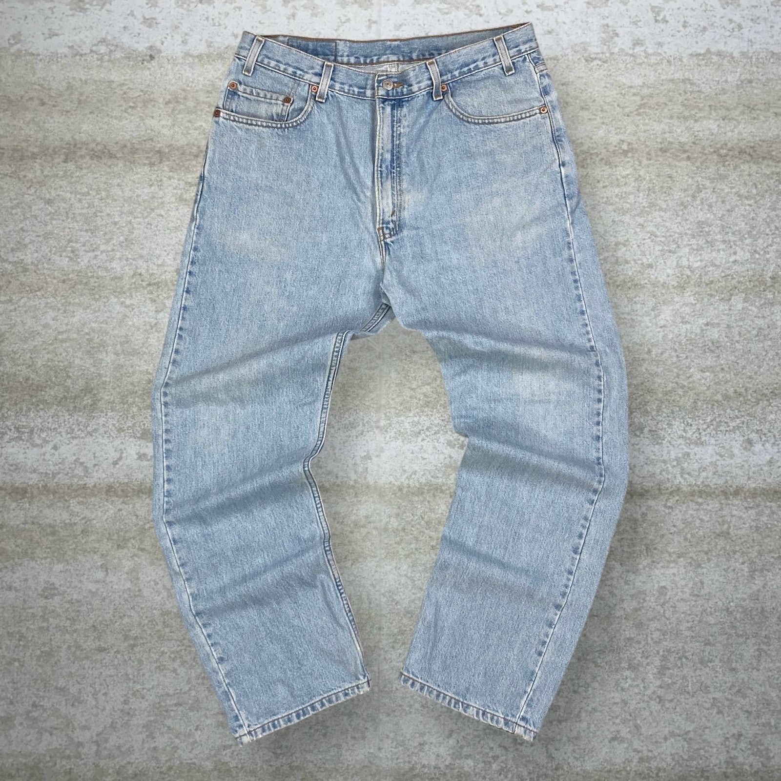 Levi's Vintage 90s Levis Jeans 36x30 Regular Straight Light Wash Size US 36 / EU 52 - 2 Thumbnail