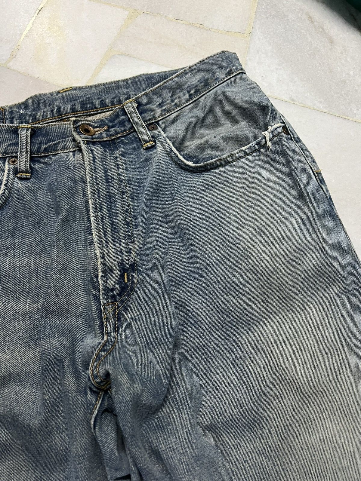 Edwin 💥Baggy💥Vintage Edwin 505 Distressed Selvedge Faded Jean Size US 32 / EU 48 - 9 Thumbnail