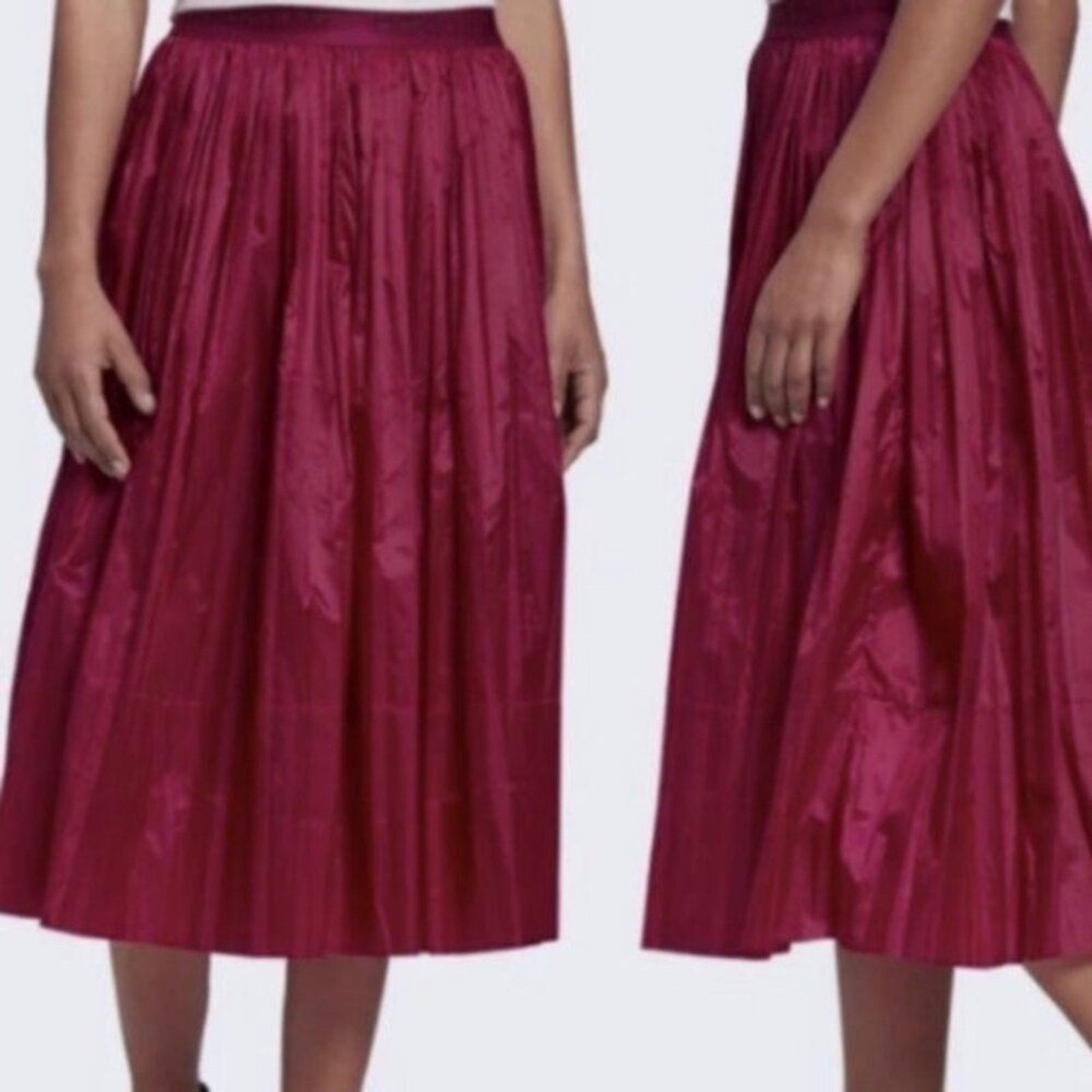 Adidas Adidas Metallic Pleated Skirt berry M Size 30" / US 8 / IT 44 - 3 Thumbnail