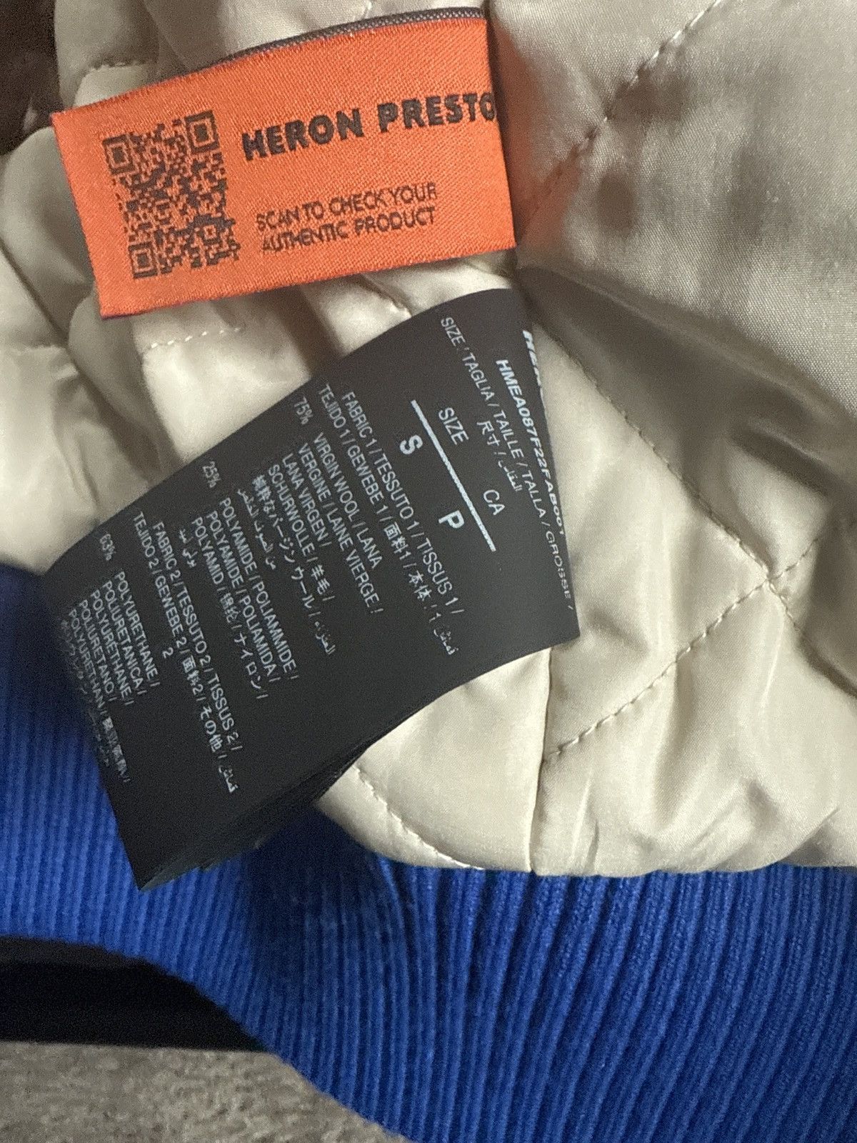 Heron Preston HERON PRESTON VARSITY JACKET Size US S / EU 44-46 / 1 - 11 Thumbnail