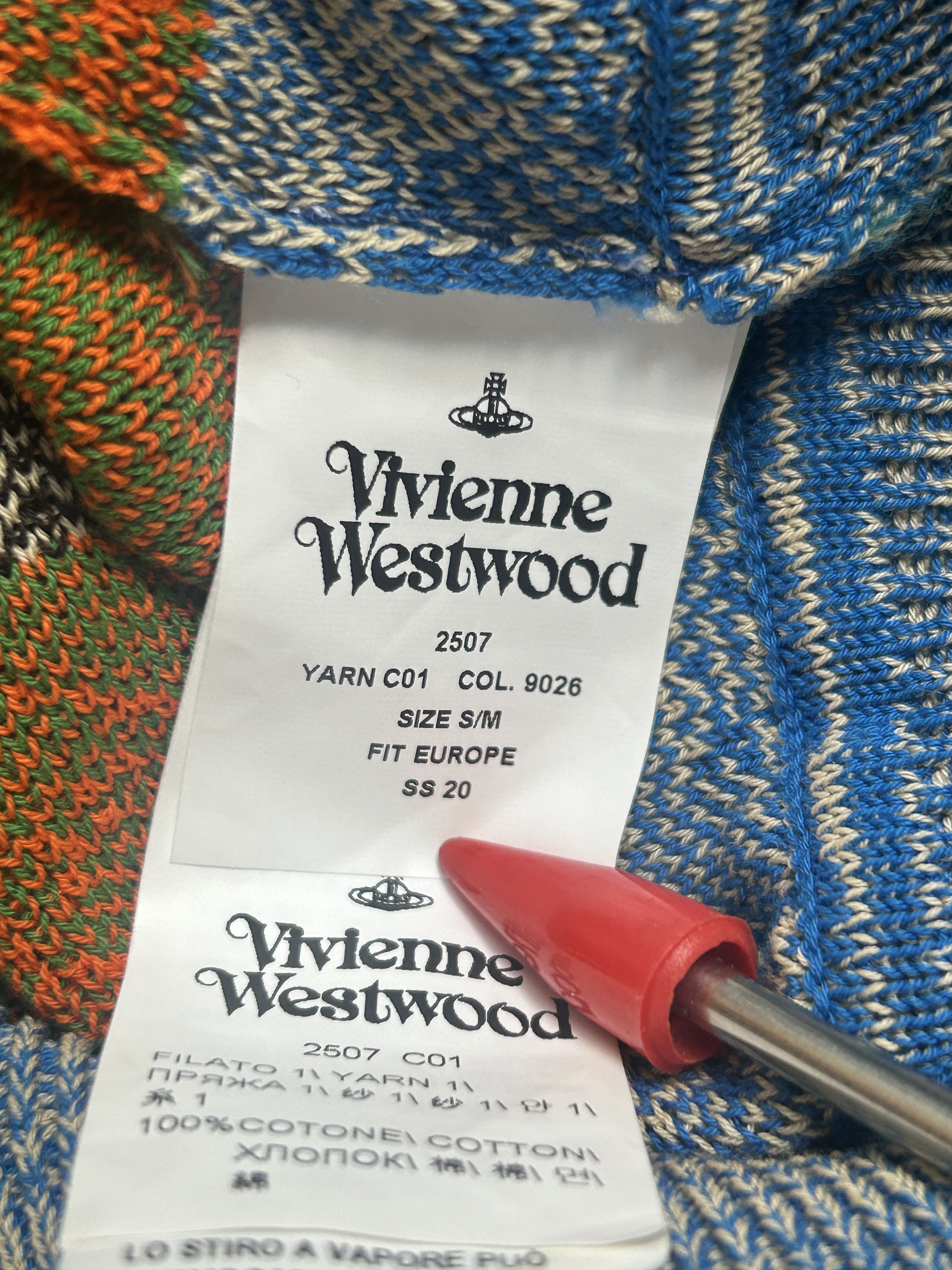 Vivienne Westwood UNISEX S/S 2020 Knit Cotton Crop Top Vest Size US M / EU 48-50 / 2 - 7 Thumbnail