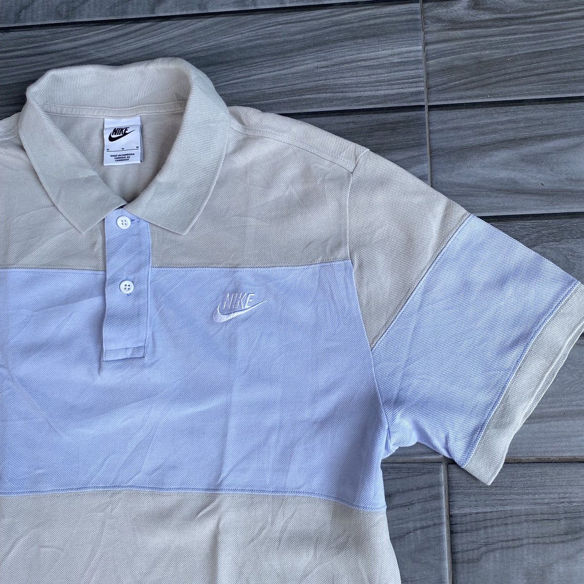 Nike Polo shirt Nike sportwear colorblock Size US M / EU 48-50 / 2 - 2 Thumbnail