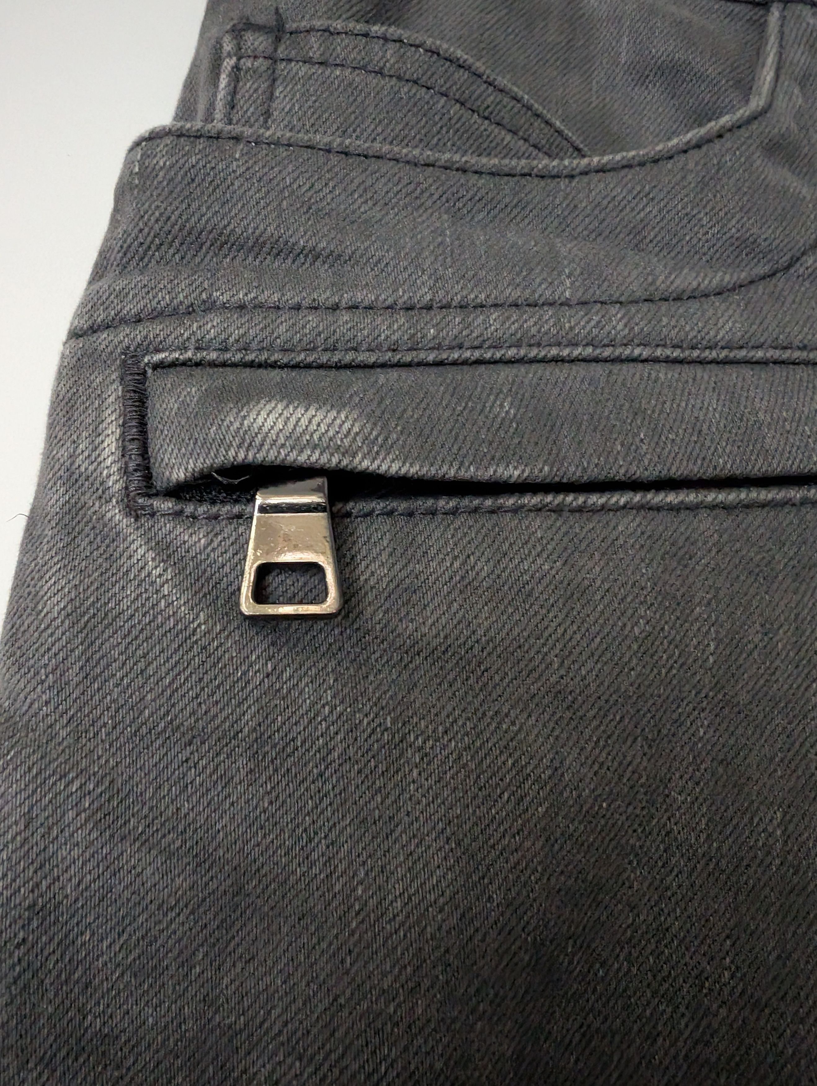 Balmain FW11 Made In Japan Balmain Moto Biker Denim Size US 30 / EU 46 - 4 Thumbnail