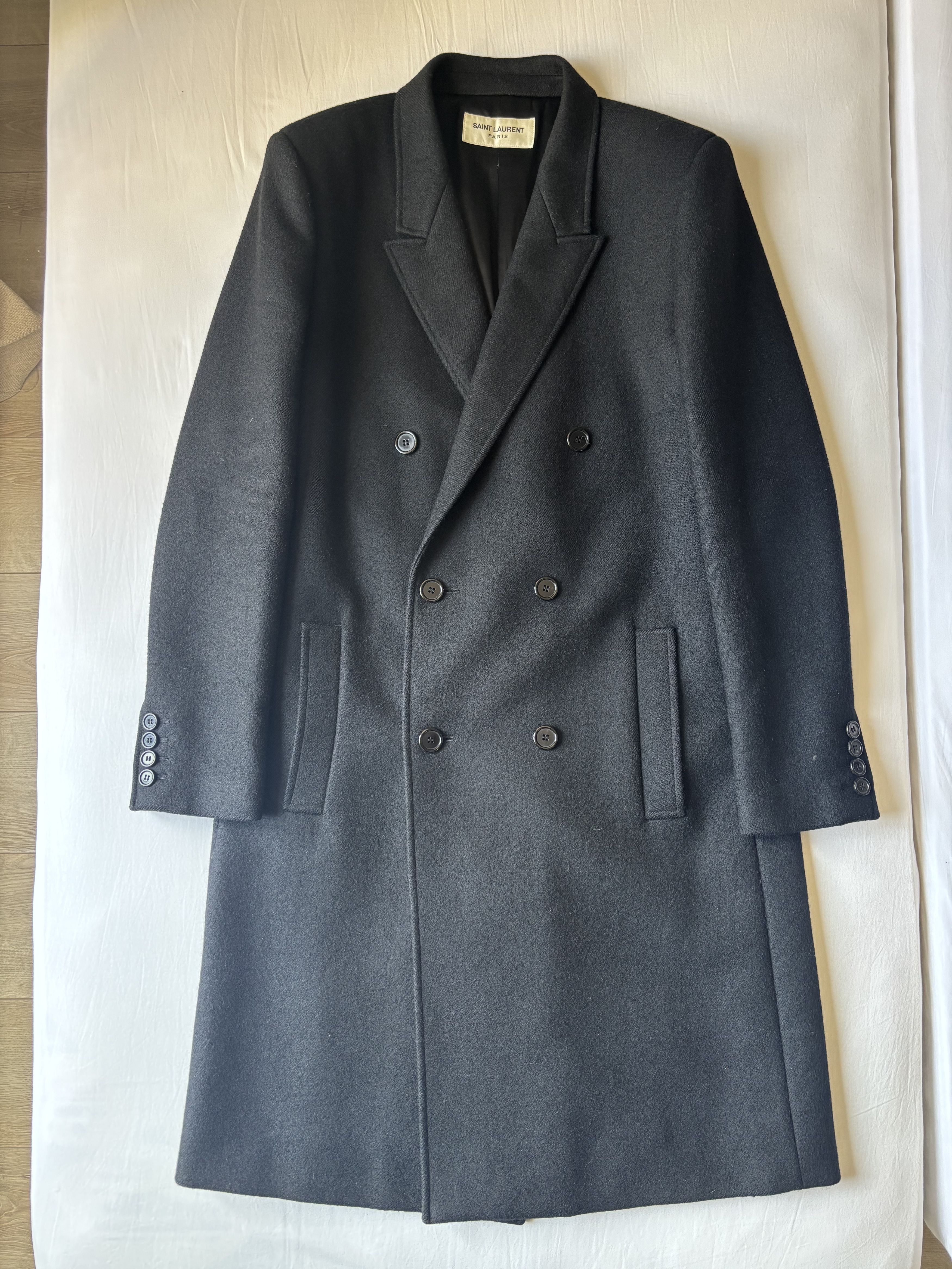 Saint Laurent Paris Manteau Croisé Saint Laurent par Anthony Vacarello Size US L / EU 52-54 / 3 - 1 Thumbnail