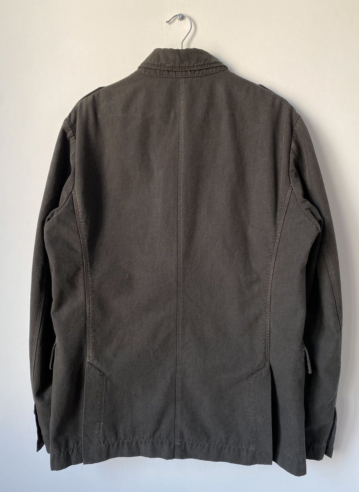 Stone Island Stone Island Cotton Olive Grey Jacket Size: L Size US L / EU 52-54 / 3 - 6 Thumbnail