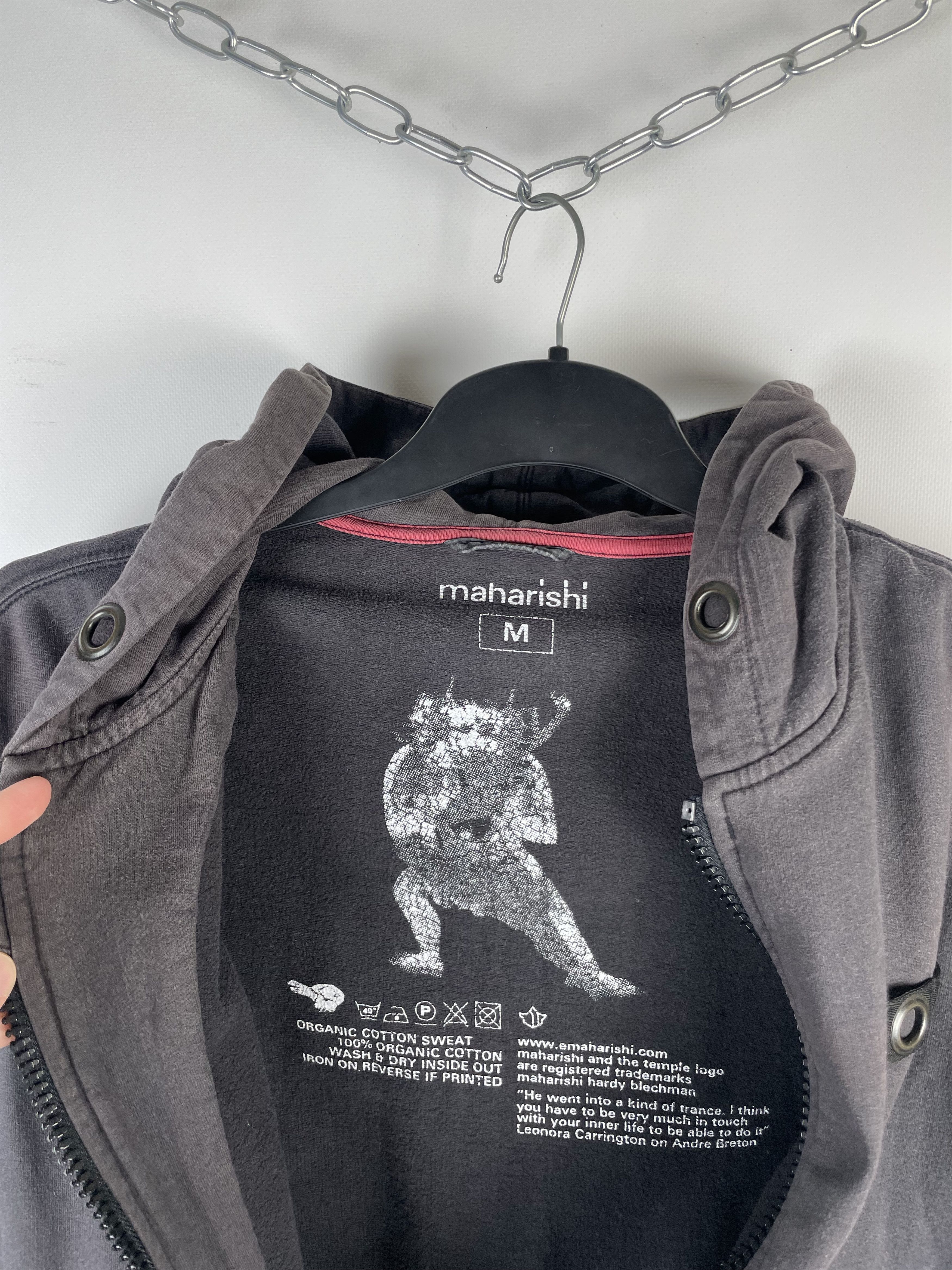 Japanese Brand Maharishi zip hoodie vintage avant Garde Size US M / EU 48-50 / 2 - 4 Thumbnail