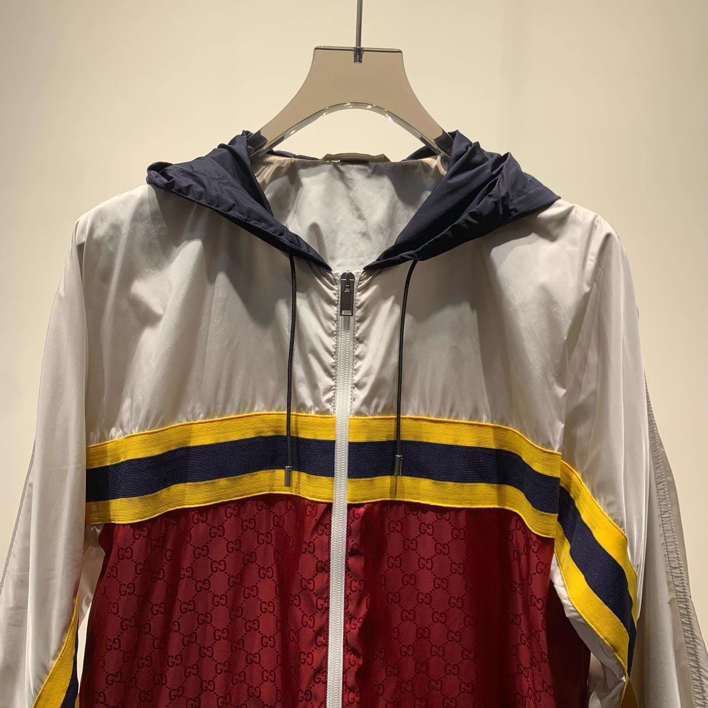 Gucci Gucci color block all over print hooded jacket Size US M / EU 48-50 / 2 - 3 Thumbnail