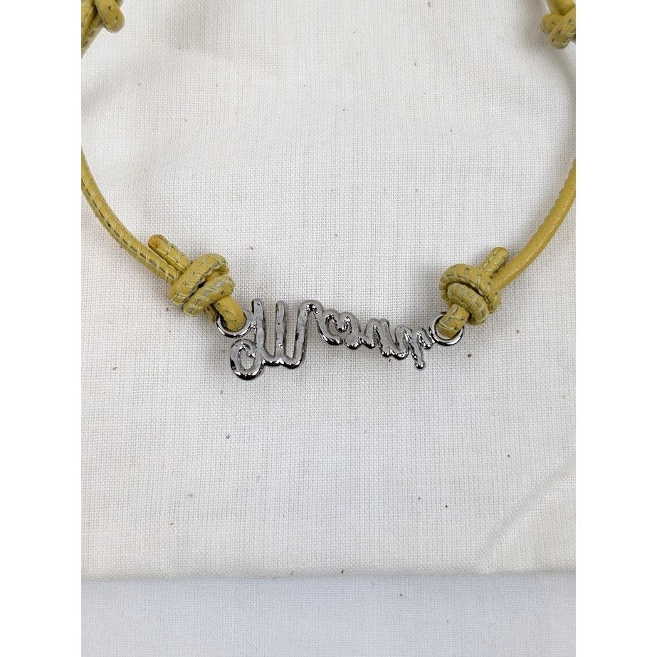 Marni o1rshd1 Size: M / Leather Logo Bracelet In Yellow Size ONE SIZE - 7 Thumbnail